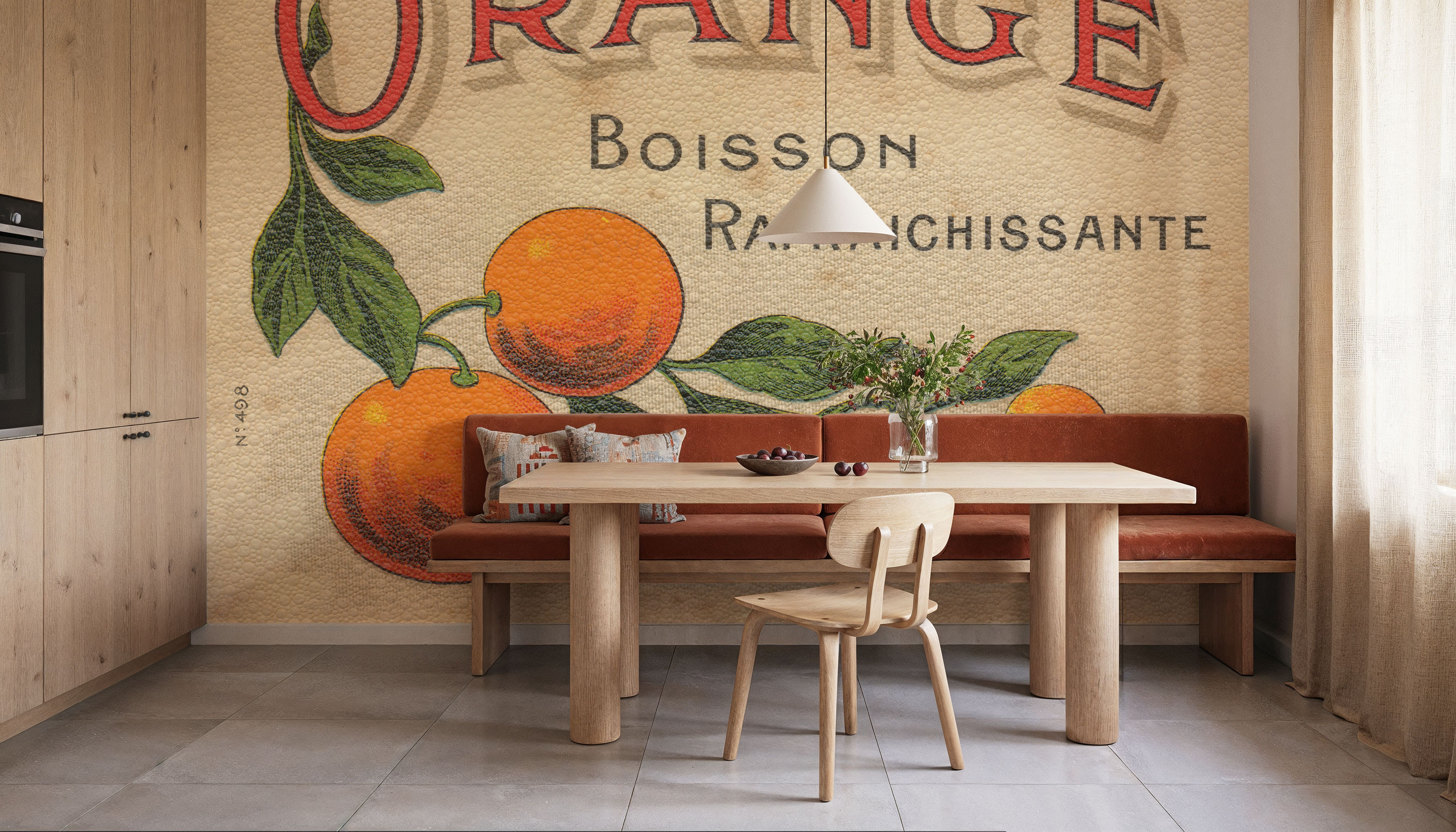 Orange Label, Tapeten