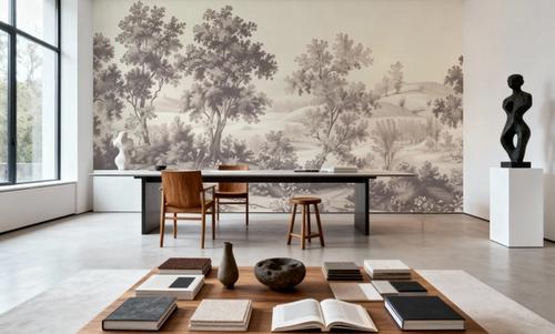 Pastoral Toile, Beige