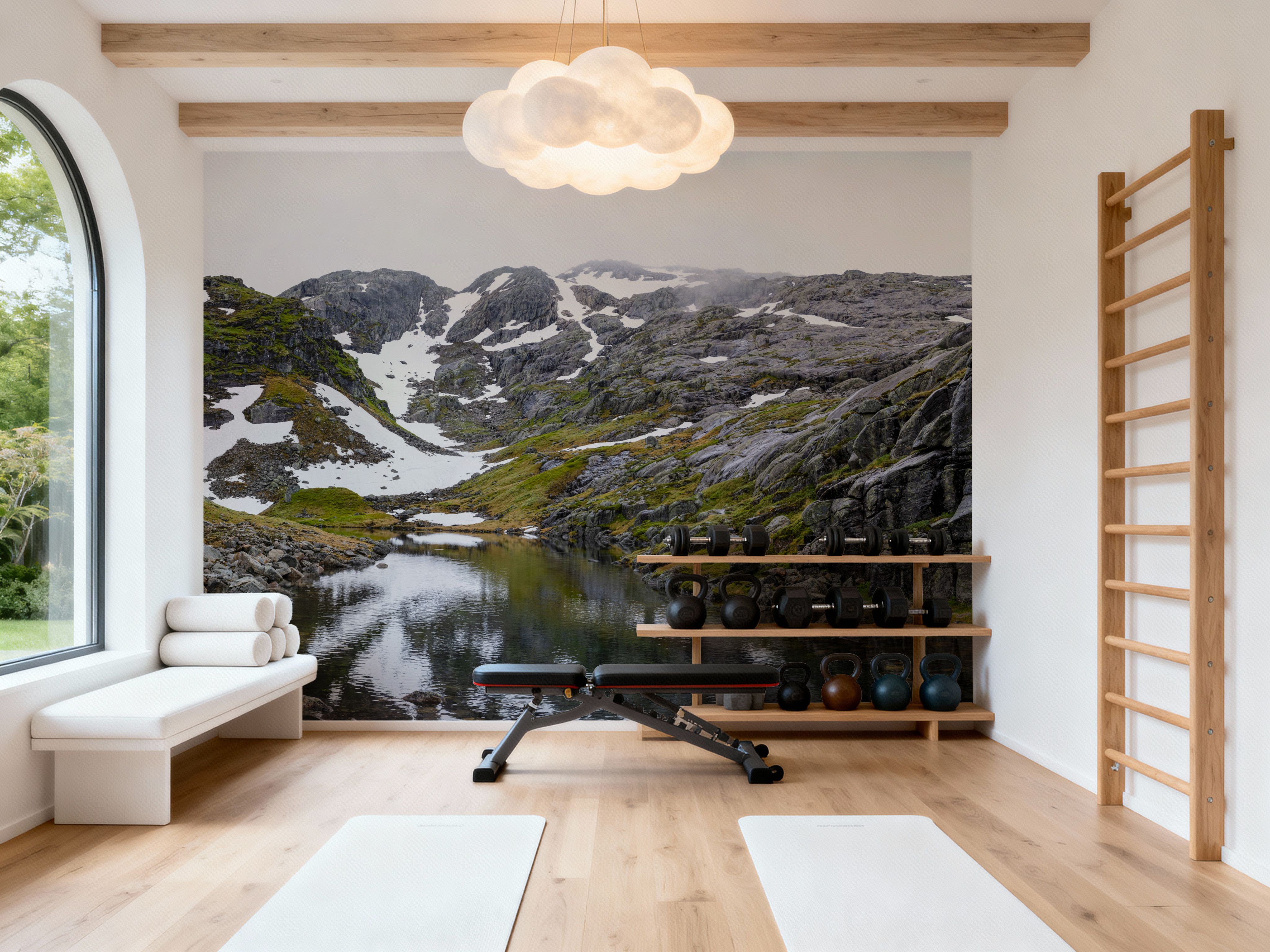 Mountain Stream Reflection