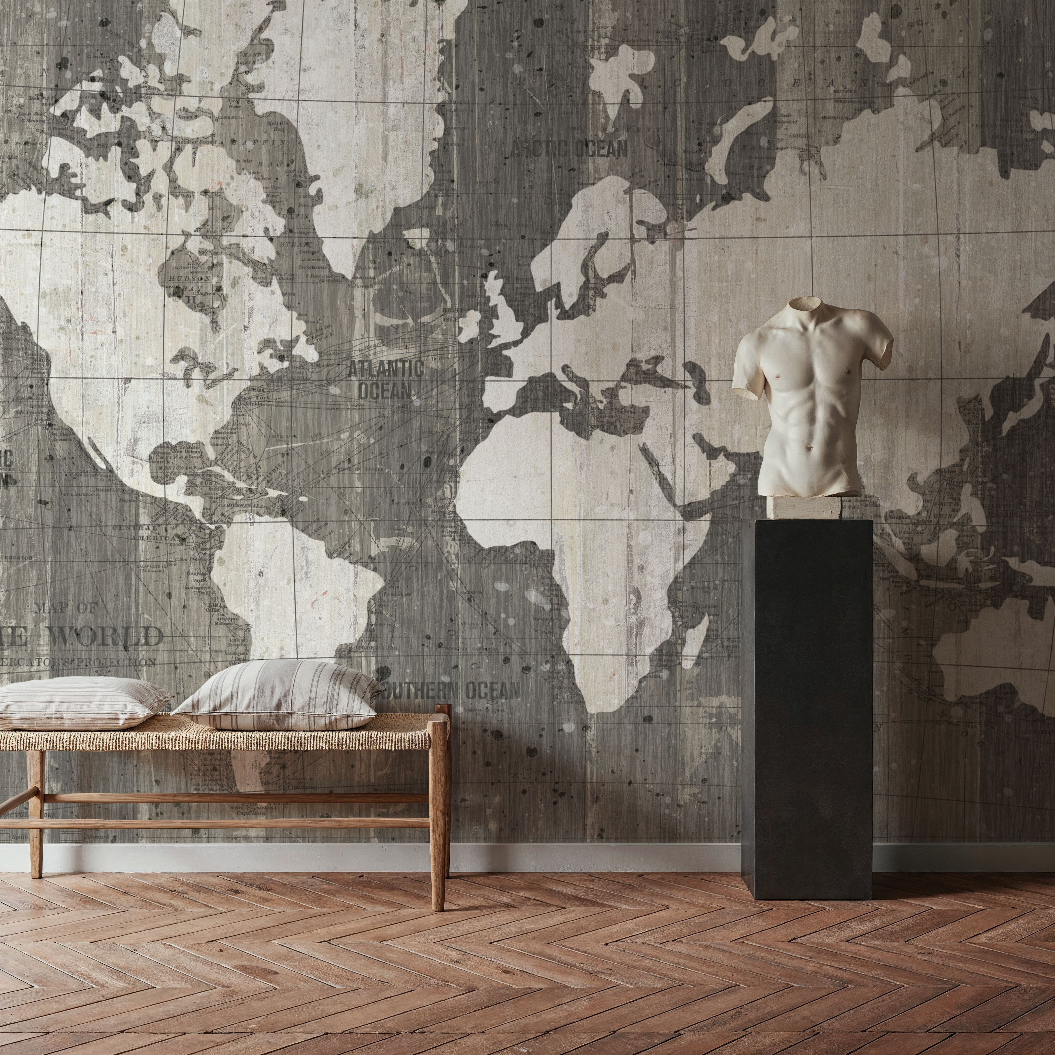 Old World Map Neutral