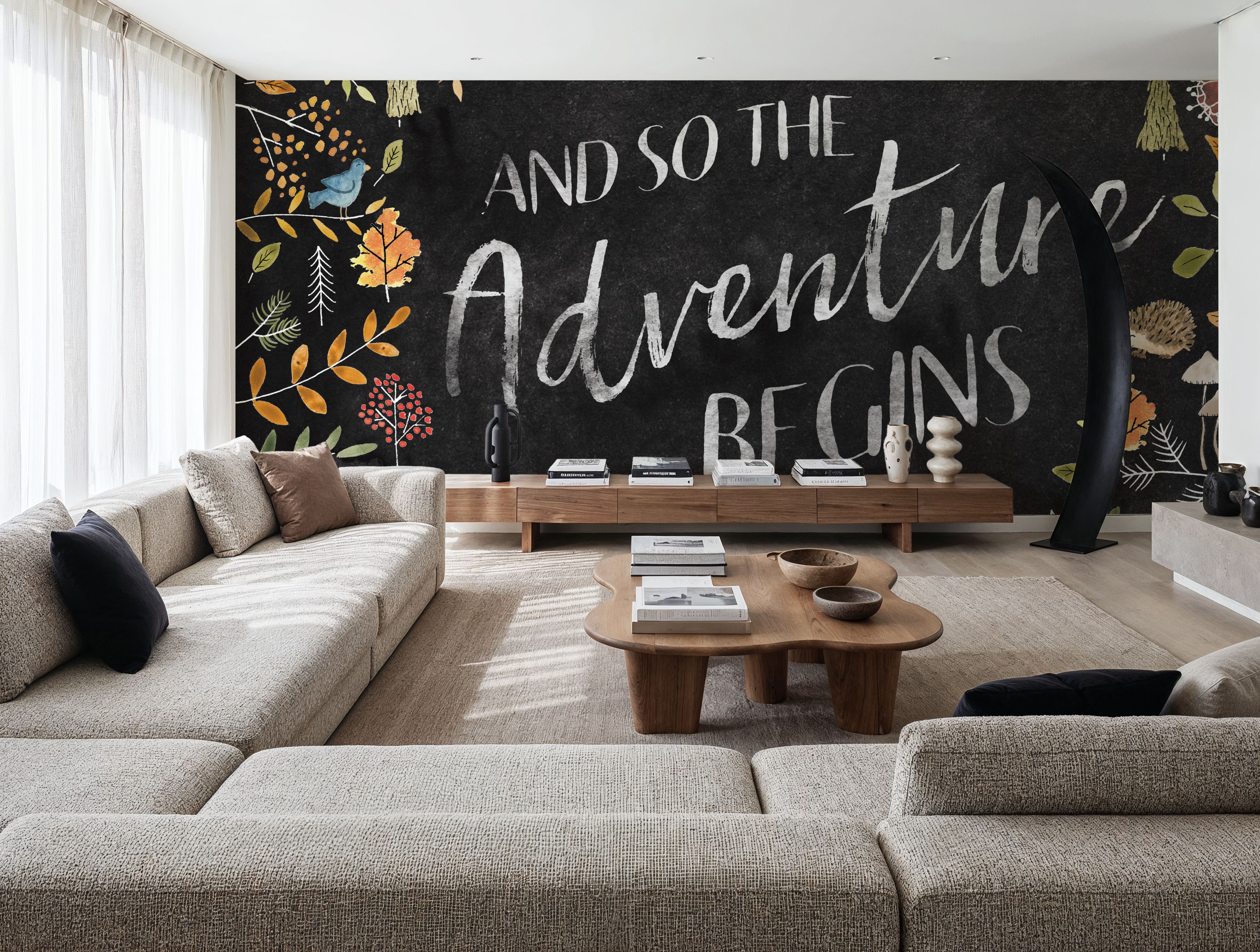 Woodland Whimsy I Black