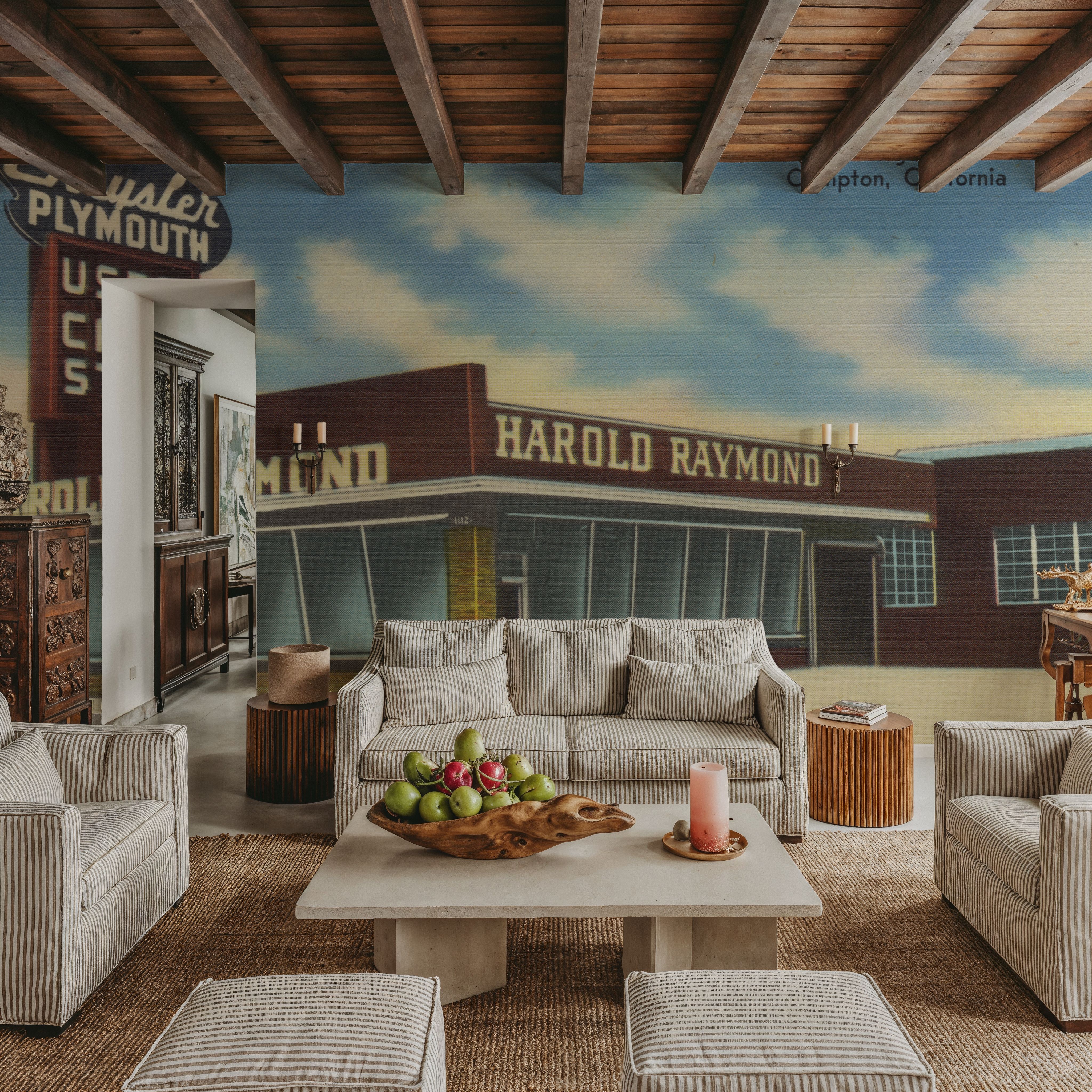 Greetings from Used Car Stop - Screenprint Postcard