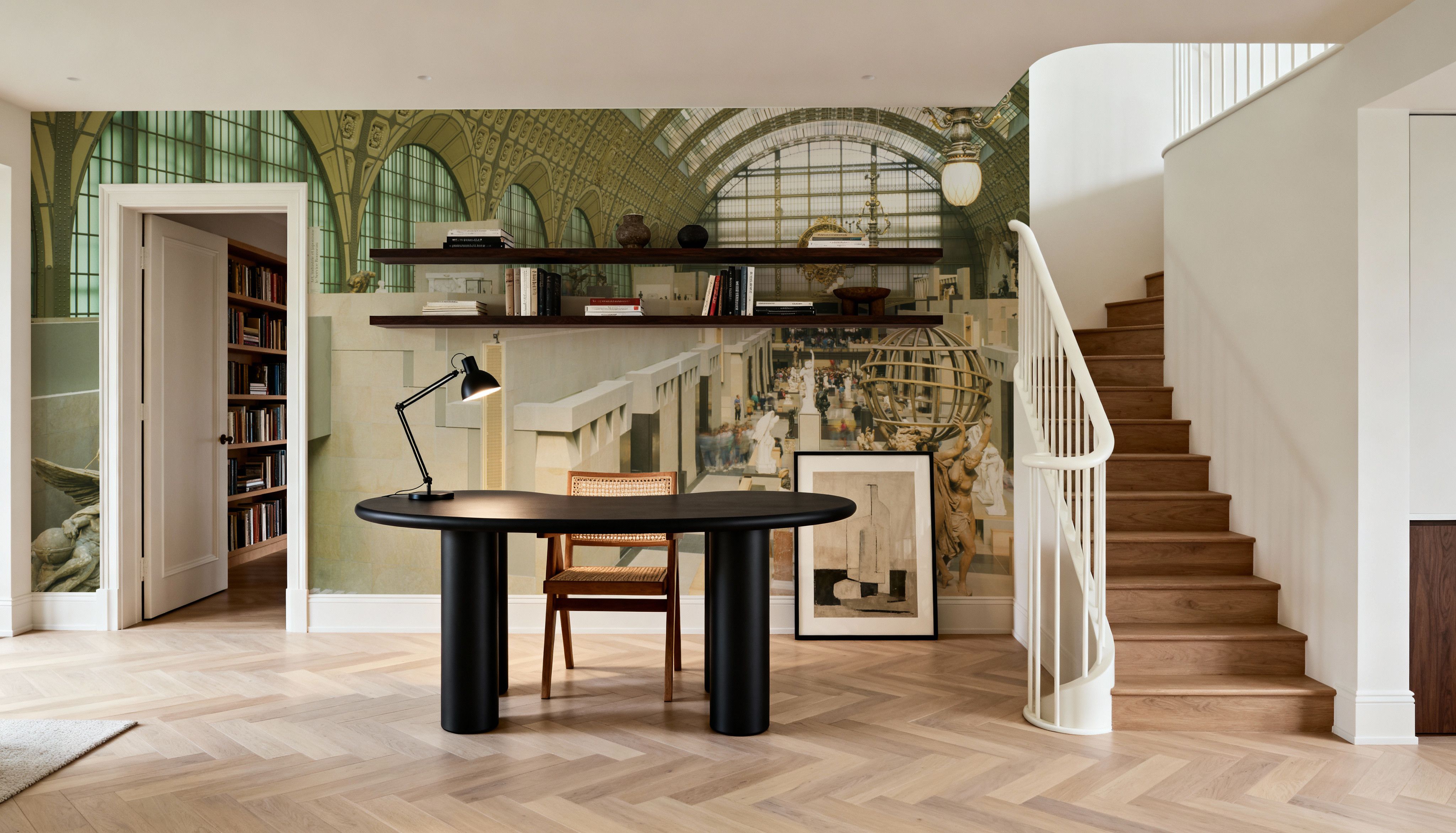 Grand Gallery Hall, Wallpaper