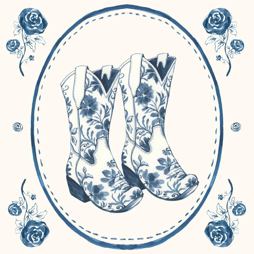 Chinoiserie Cowgirl I