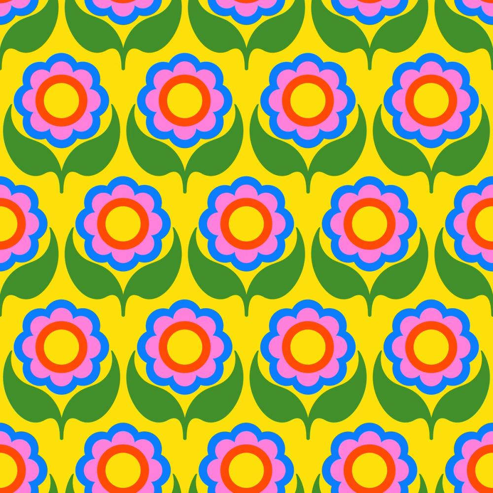 70's Fun Flowers, Pop