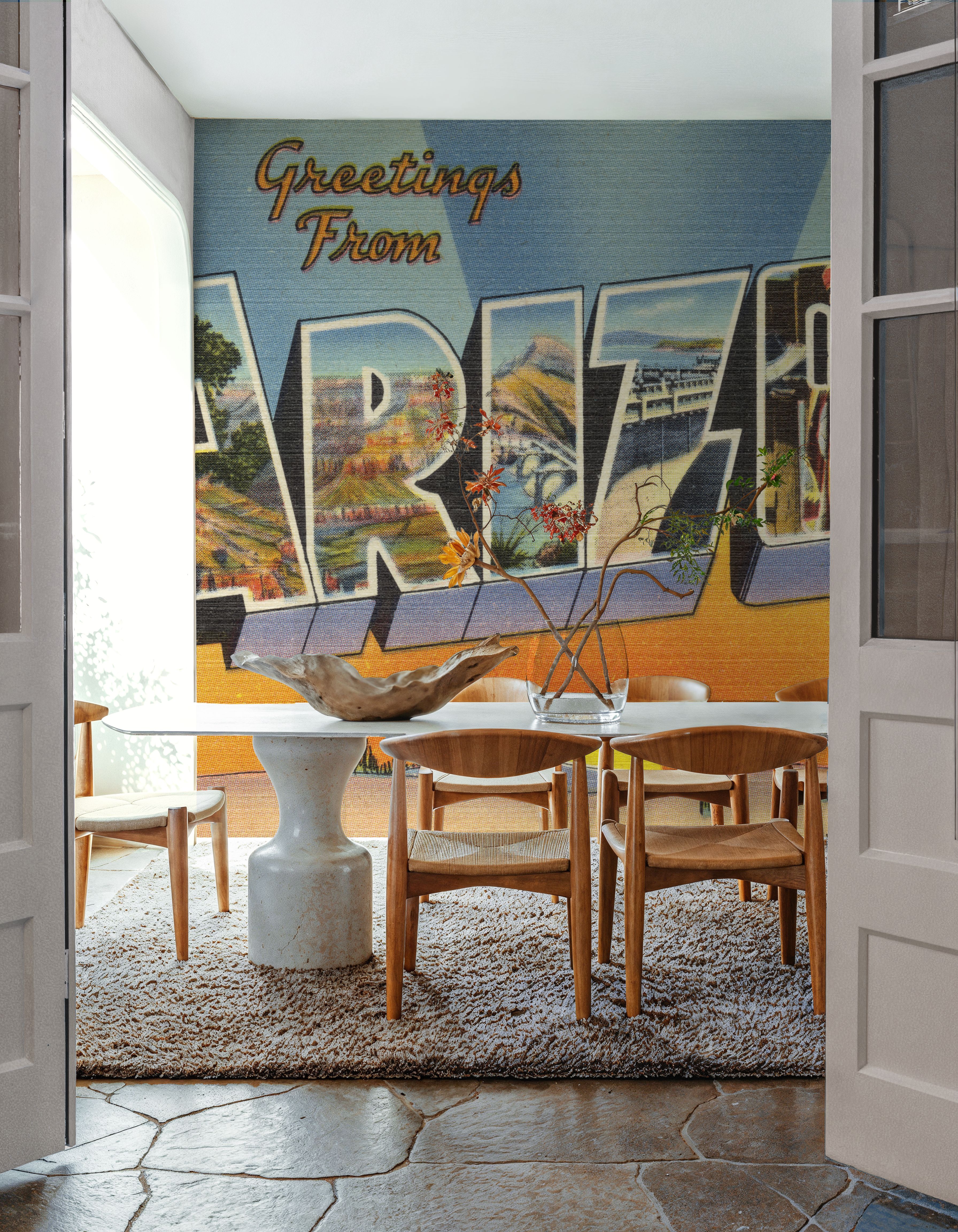 Greetings from Arizona - Screenprint Postcard