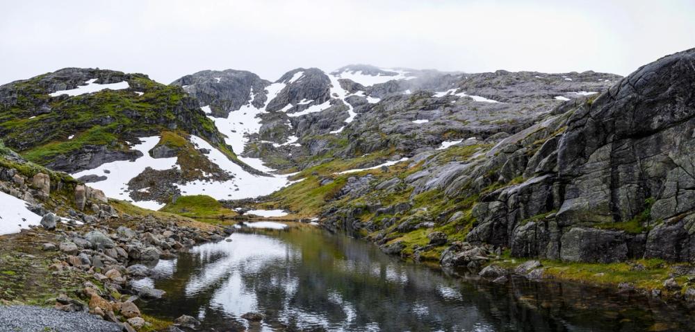 Mountain Stream Reflection