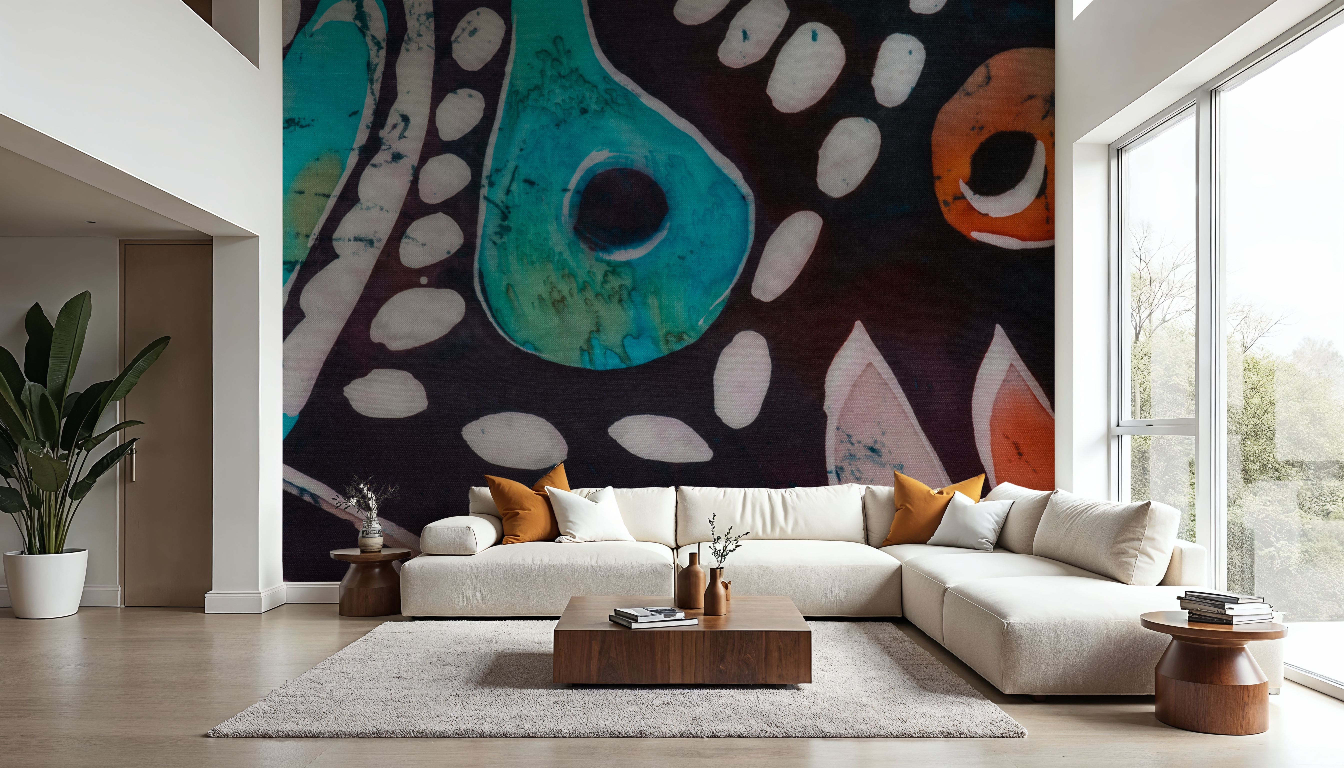 Dotted Batik, Wallpaper