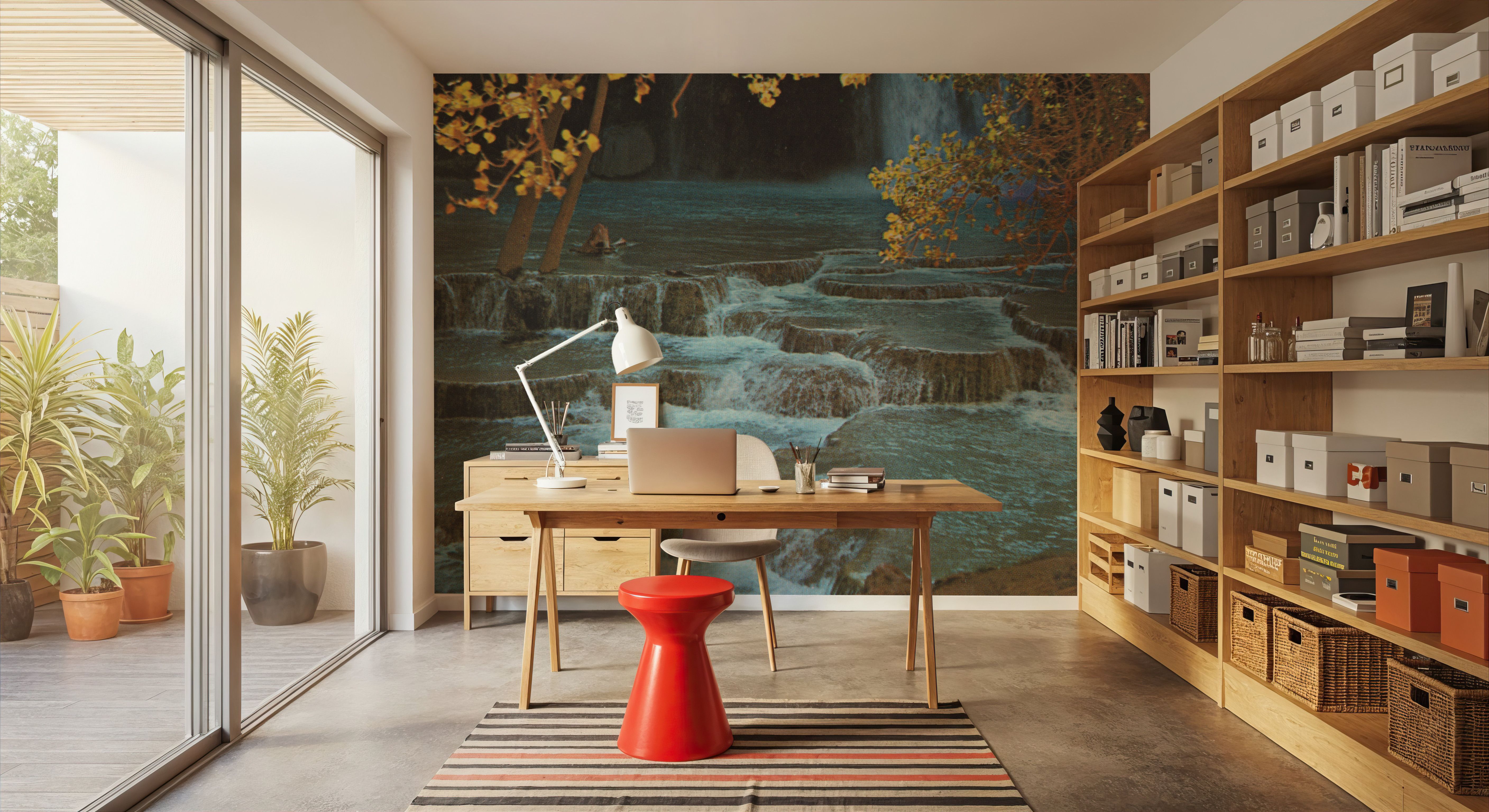 Greetings from the Creek - Screenprint Postcard, Wallpaper