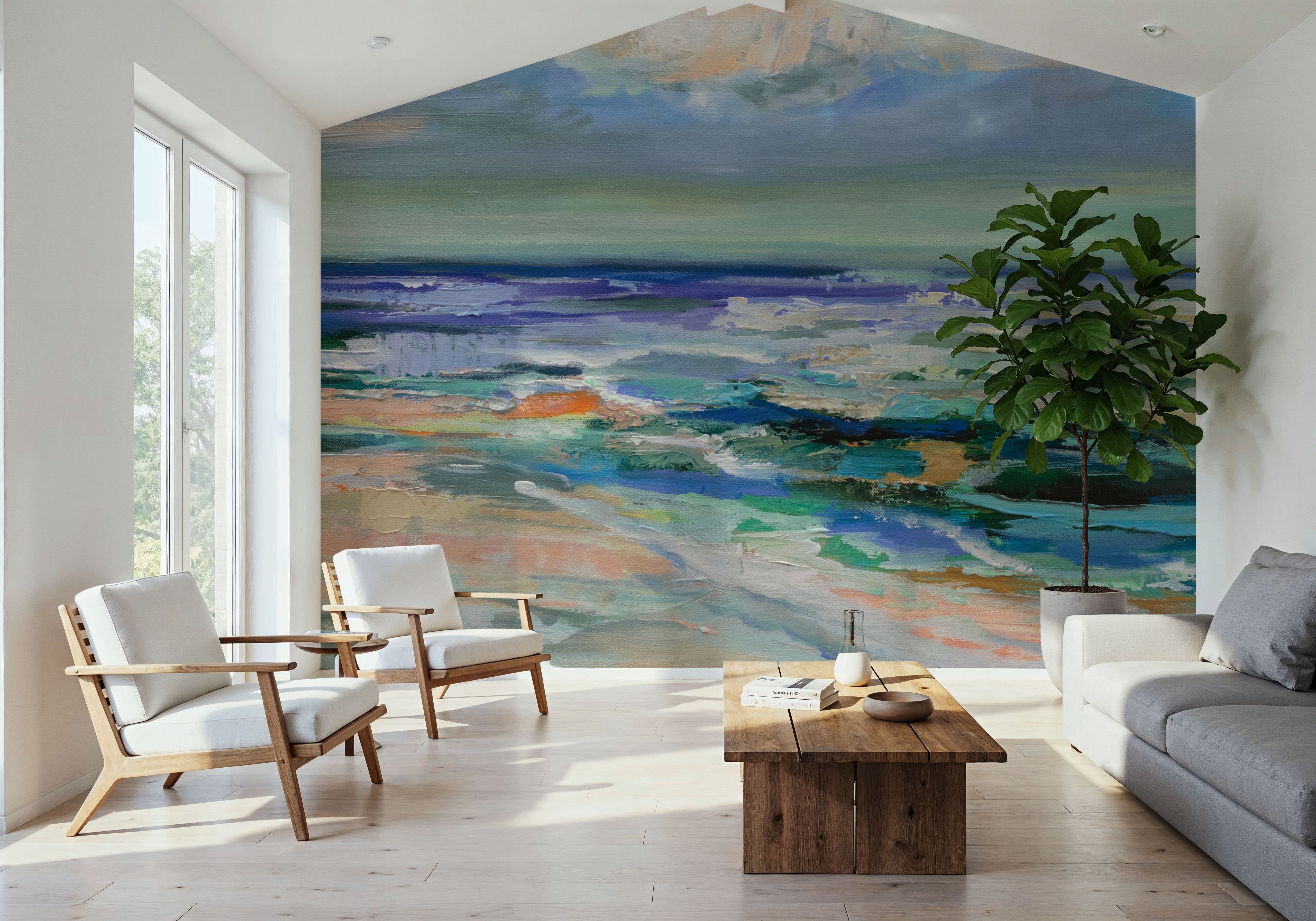 Seaside Dance, Wallpaper