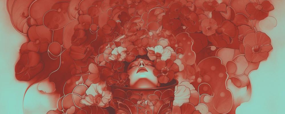 The Bucket of List Red Blue