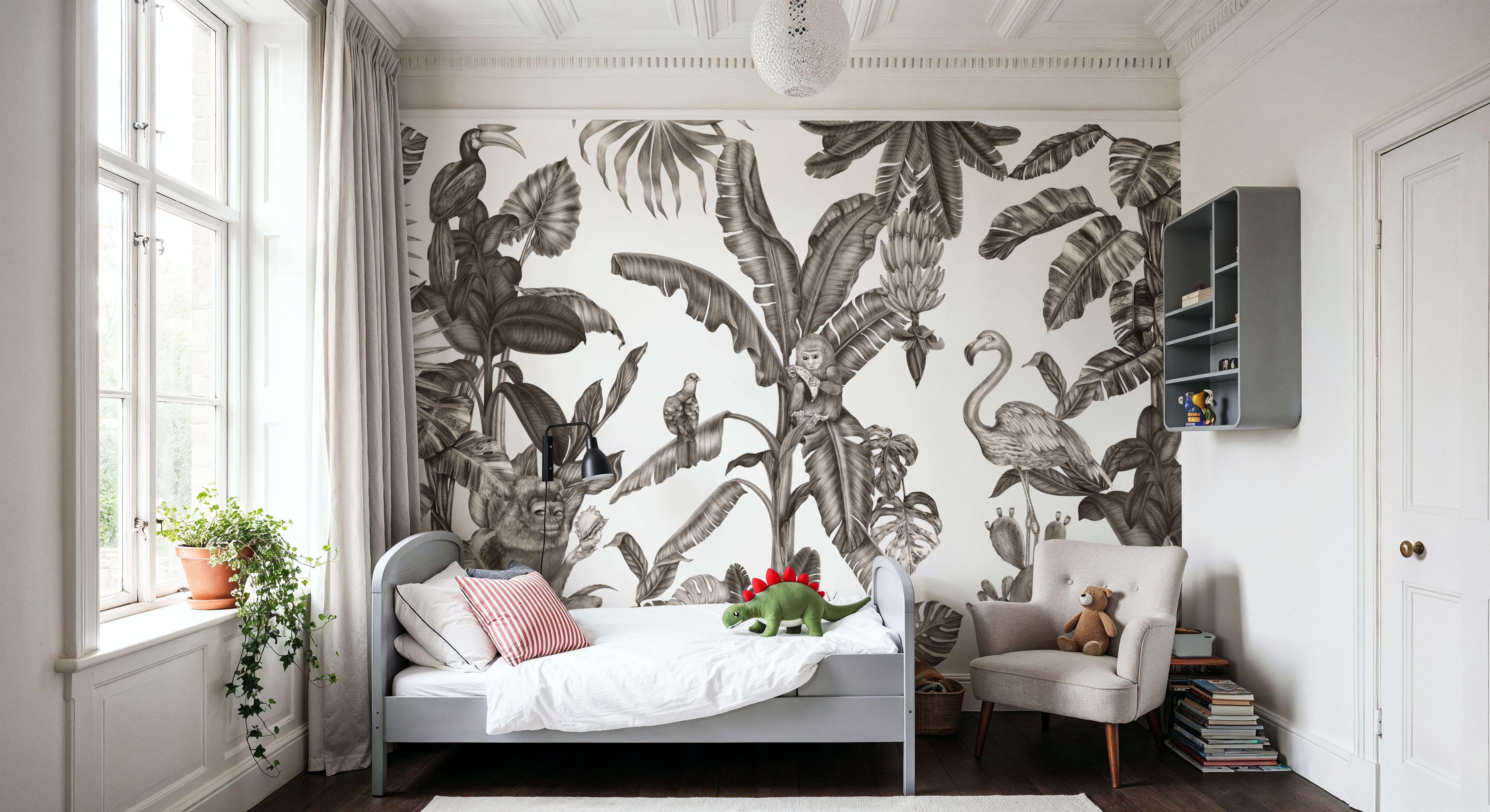 Monkeys With Birds, W&B