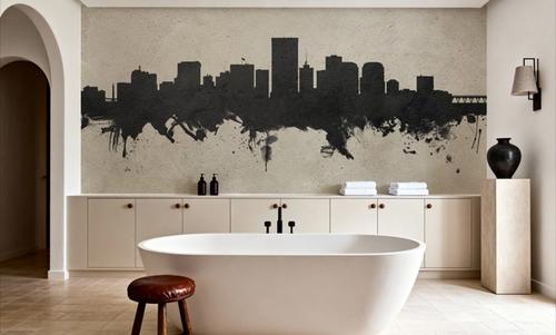 Richmond Virginia Skyline Concrete