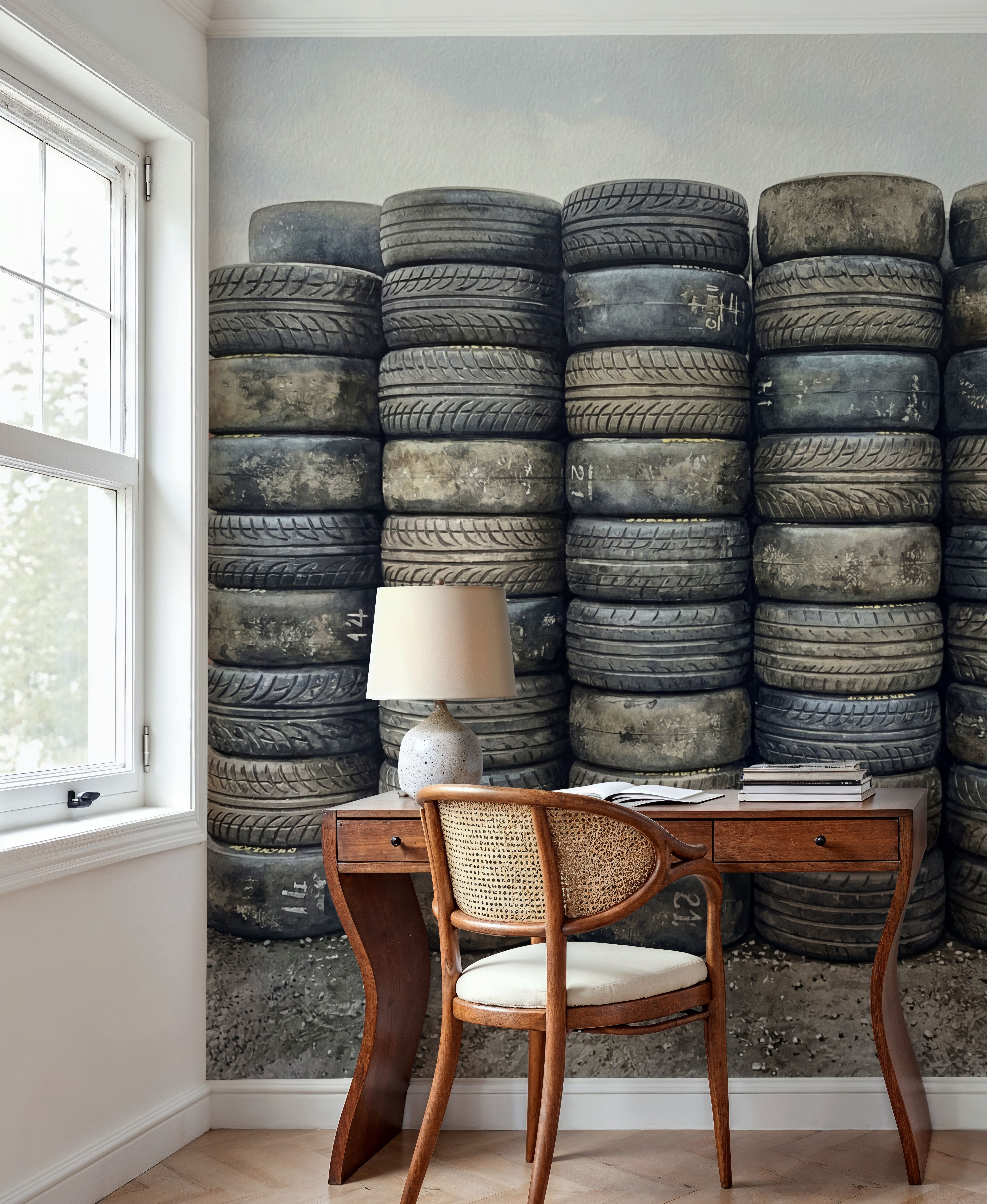 Tire Wall - Stacked Series