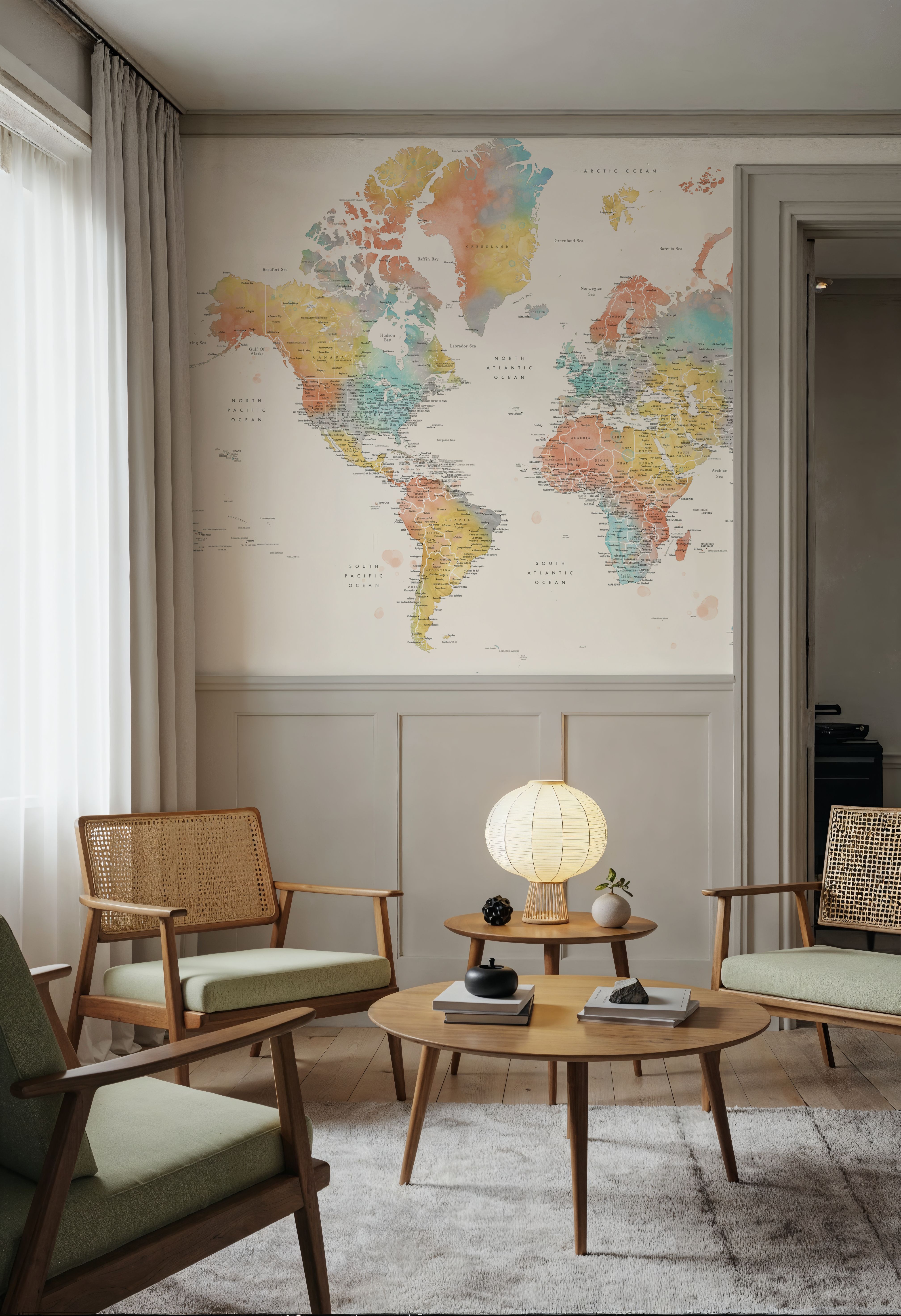 World Map Cities - Fifi