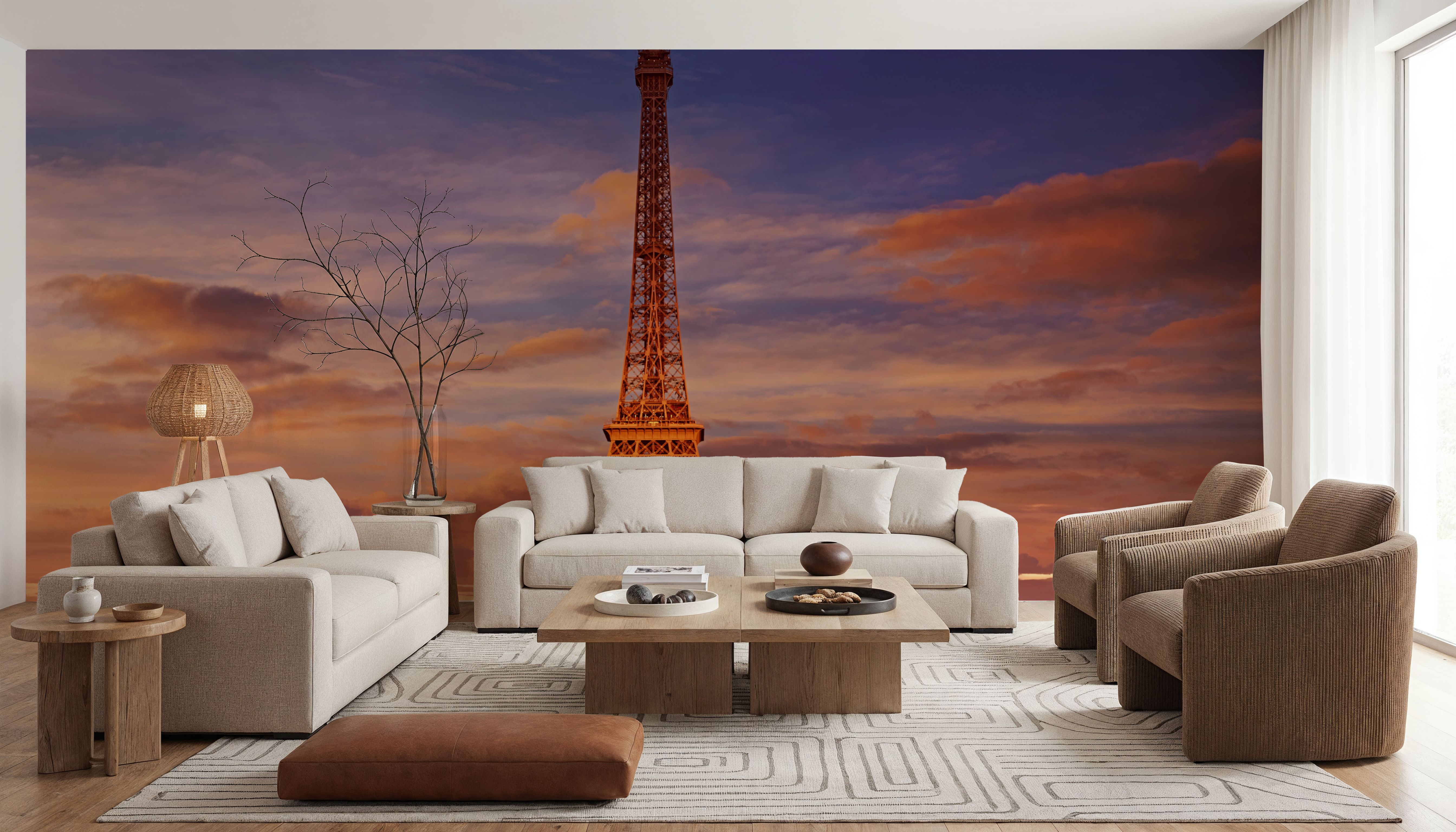 Eiffel Tower at Sunset