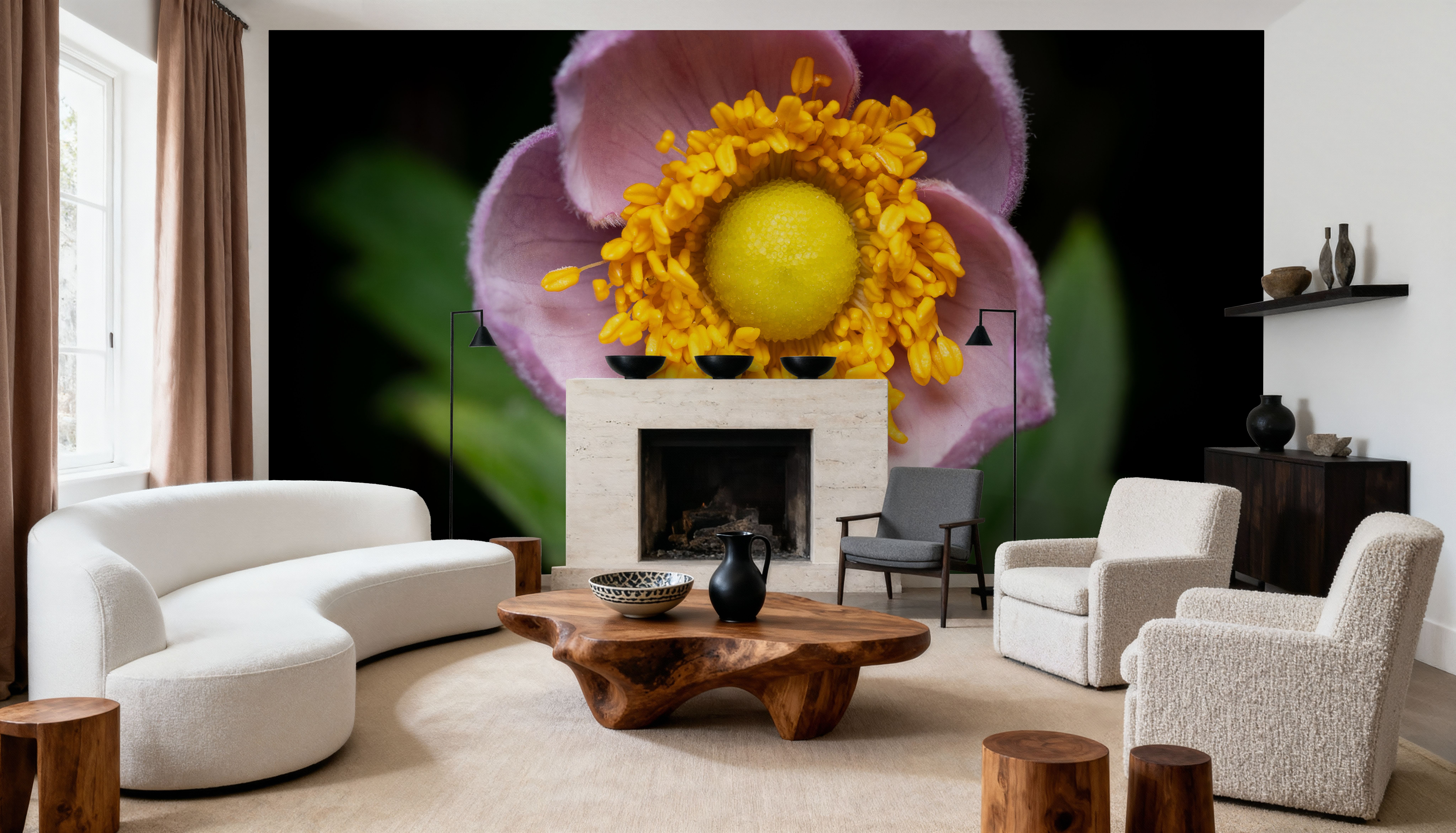 Macro Anemone, Wallpaper