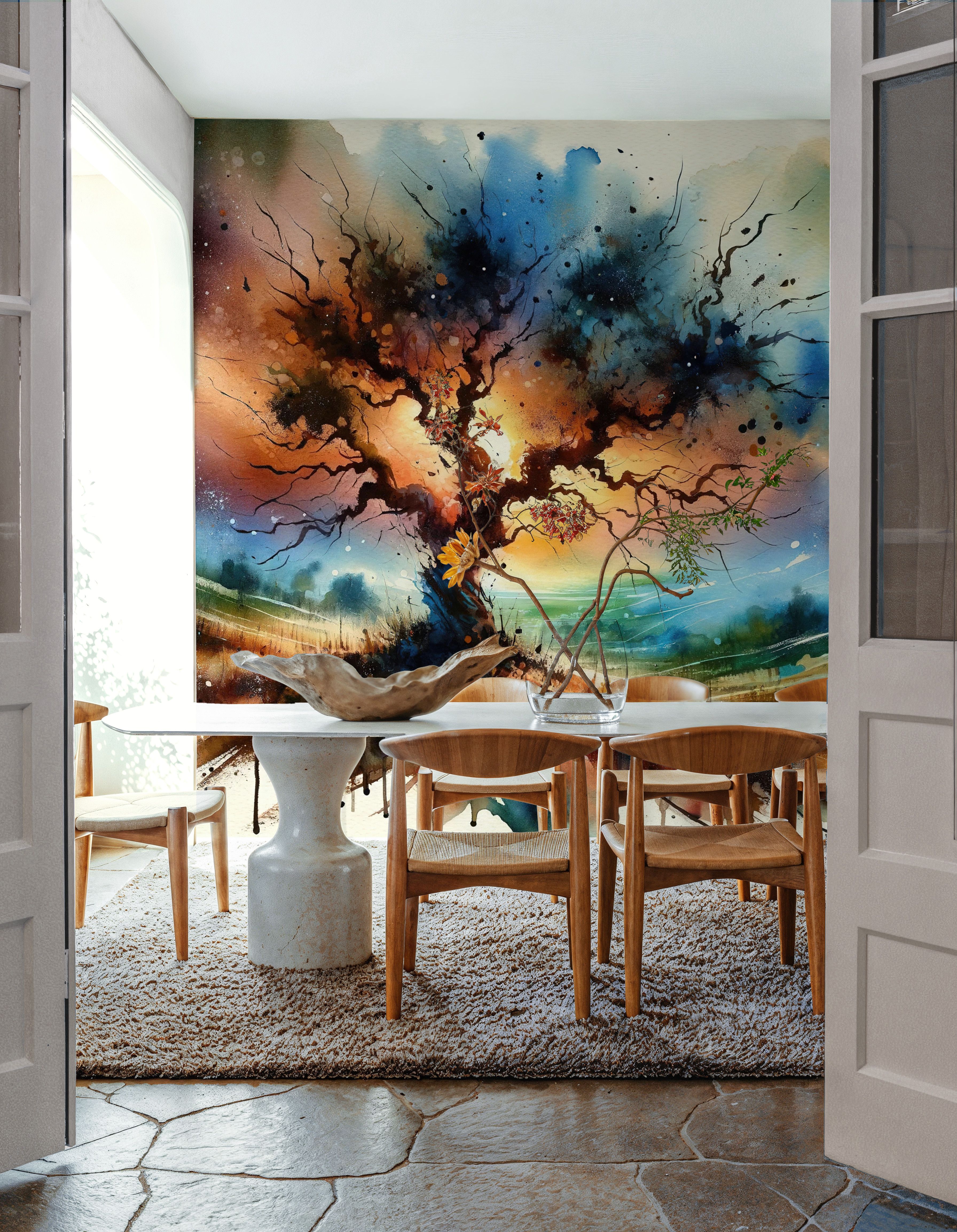 Lonely Tree Starry Night