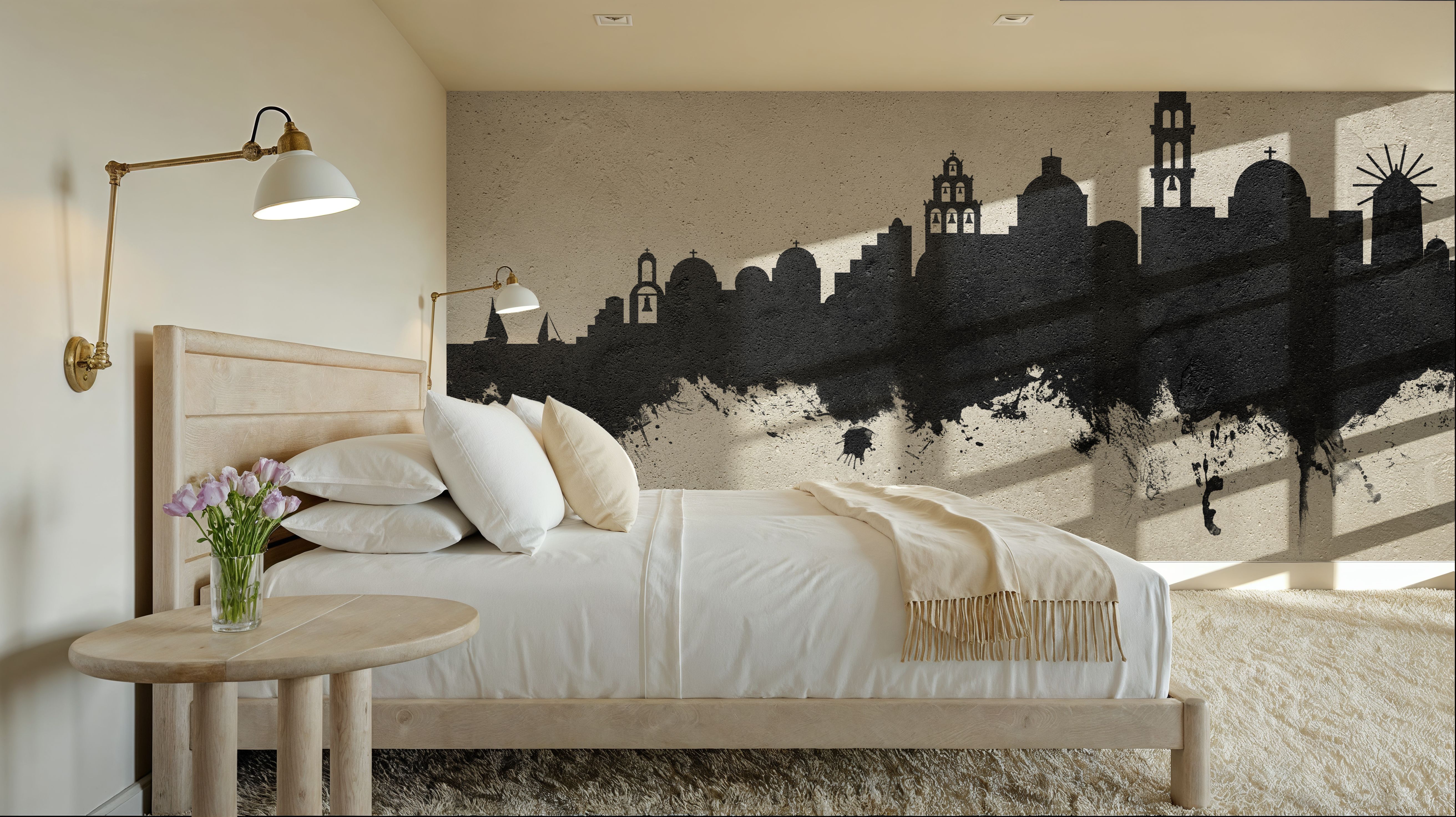 Santorini Skyline Concrete