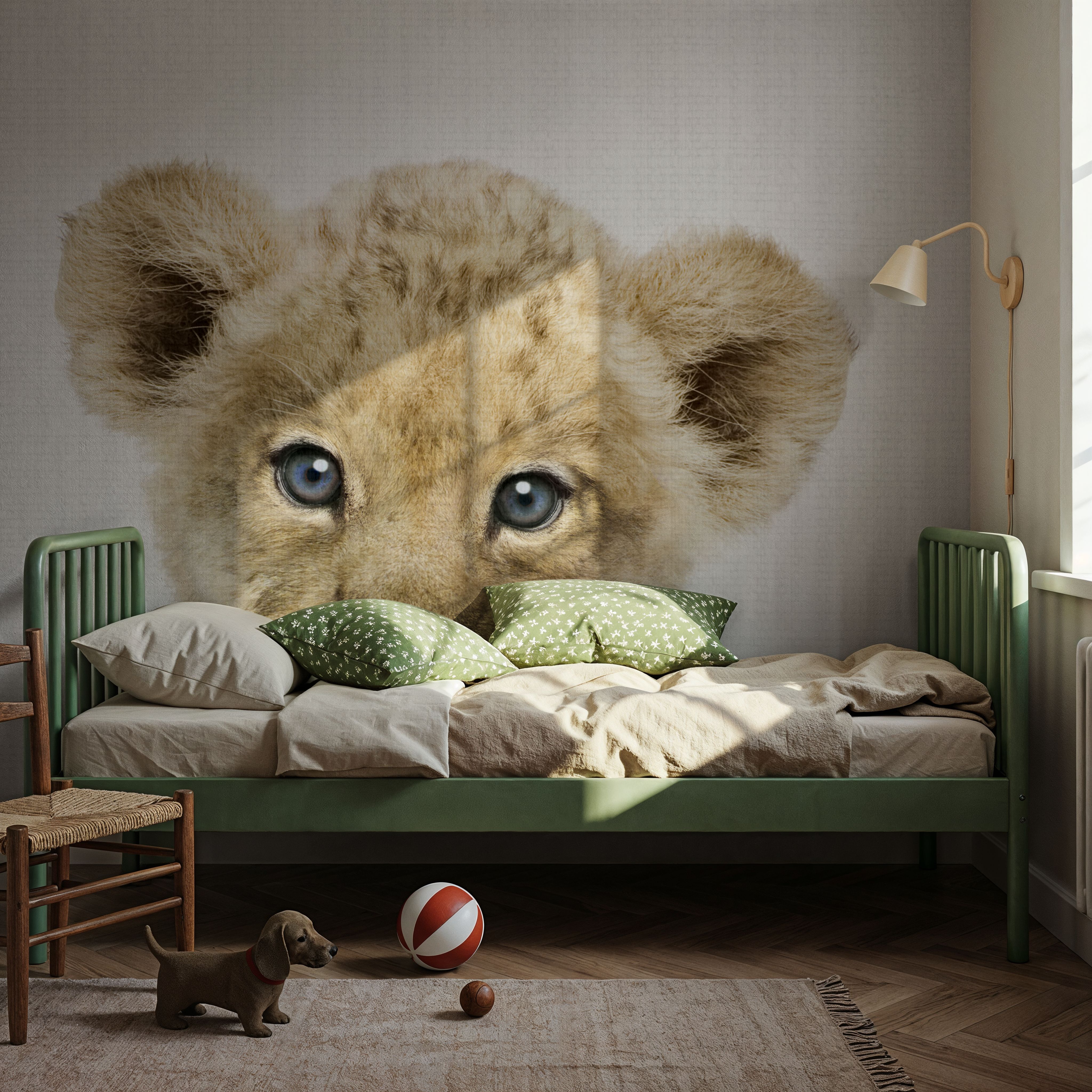 Peekaboo Baby Lion