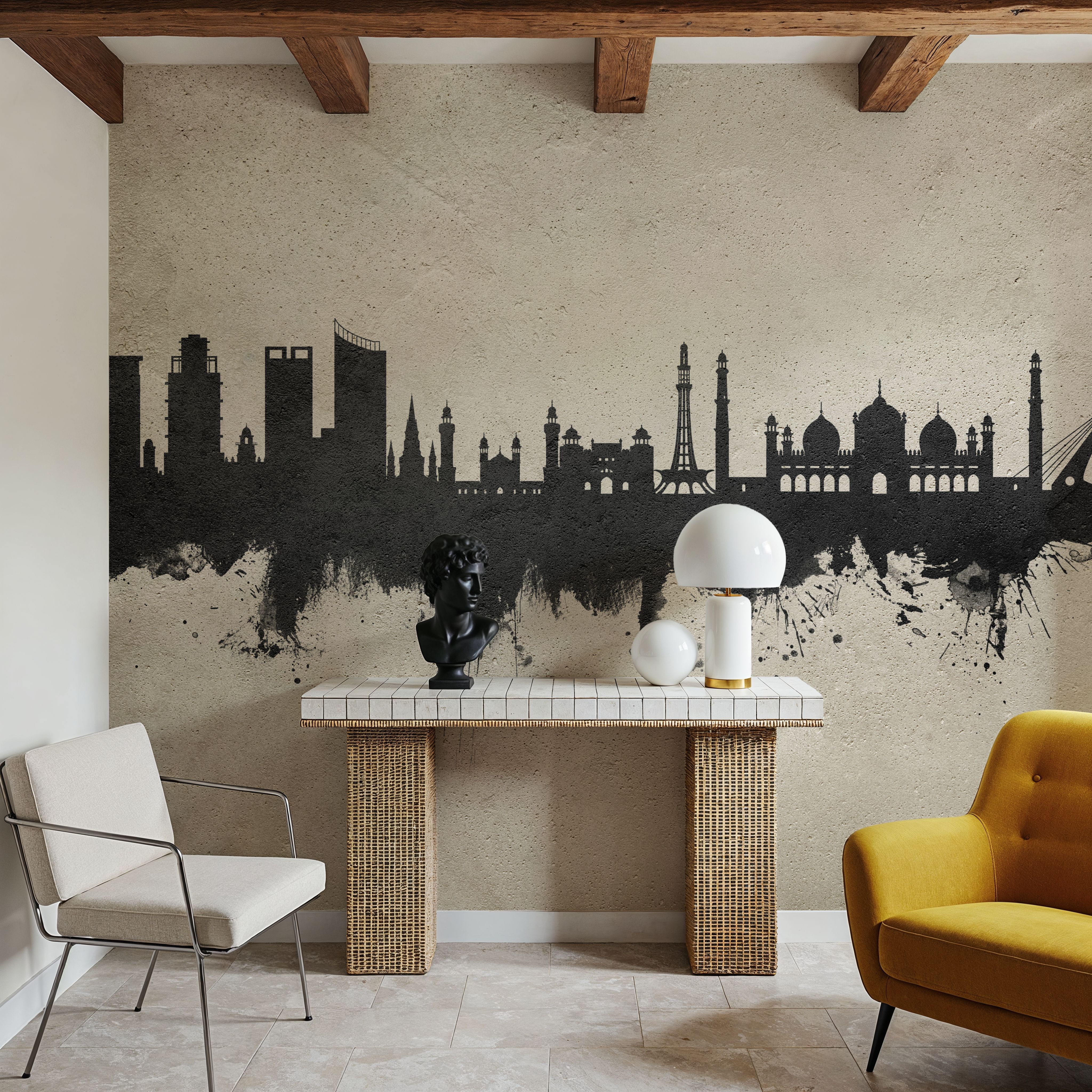 Lahore Pakistan Skyline Concrete