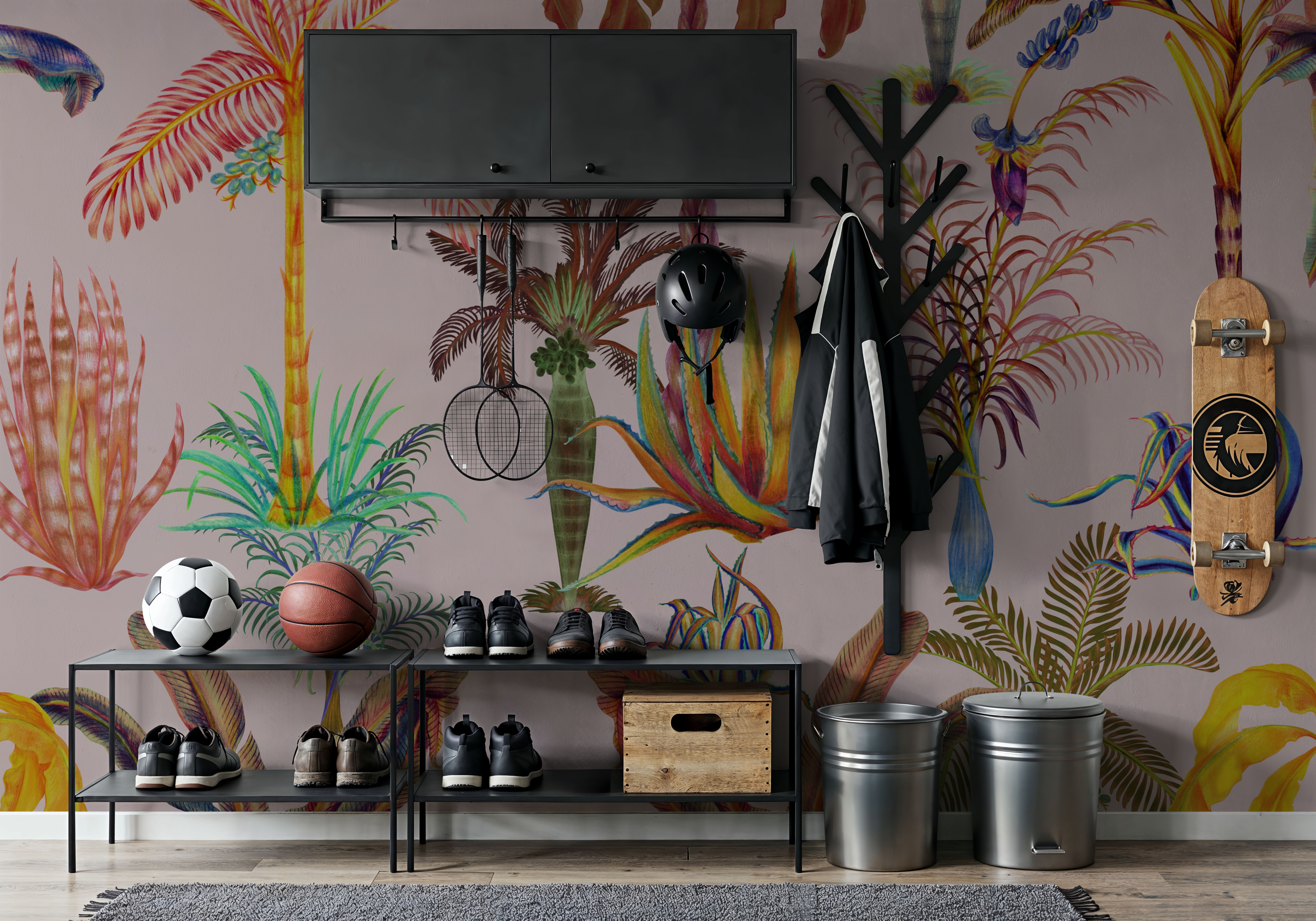 Statement Palms, Light Pink