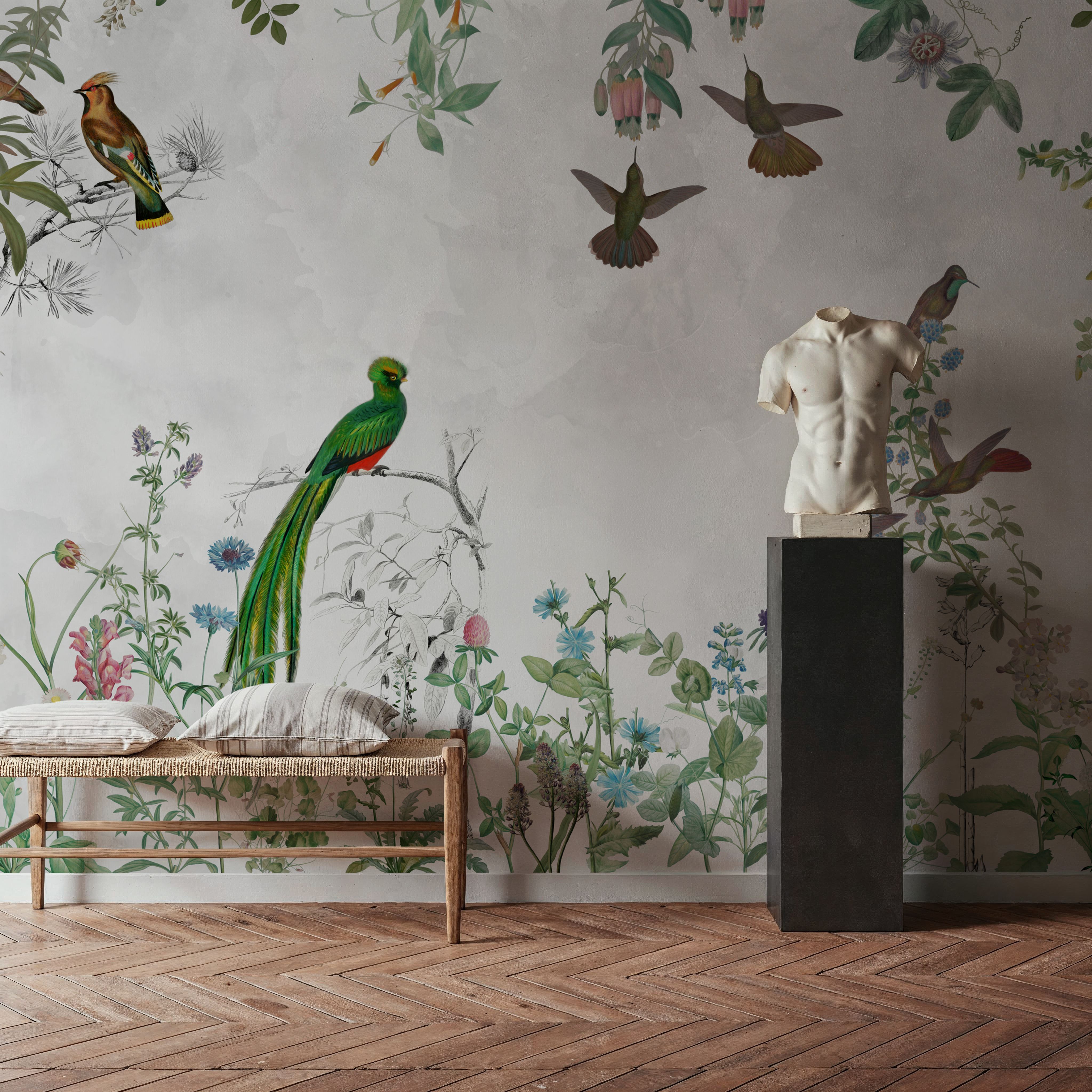 Fields of Birds and Flowers