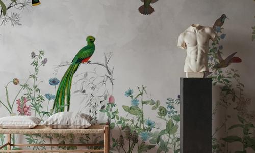 Fields of Birds and Flowers