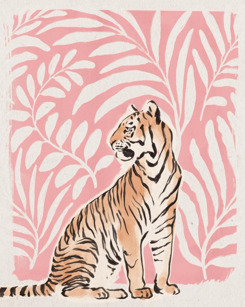 Jungle Cats II Pink