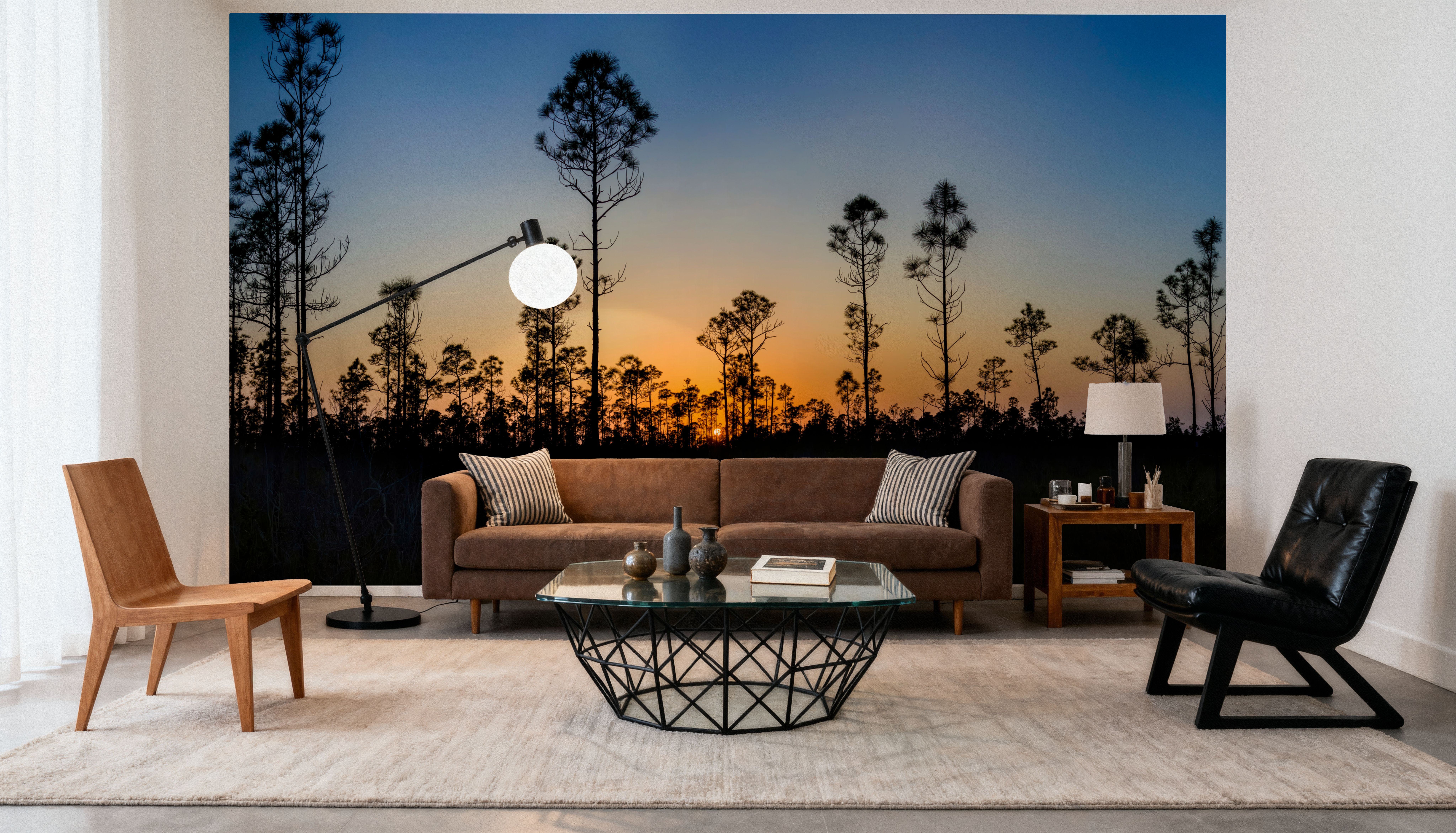 Silhouette Trees, Wallpaper