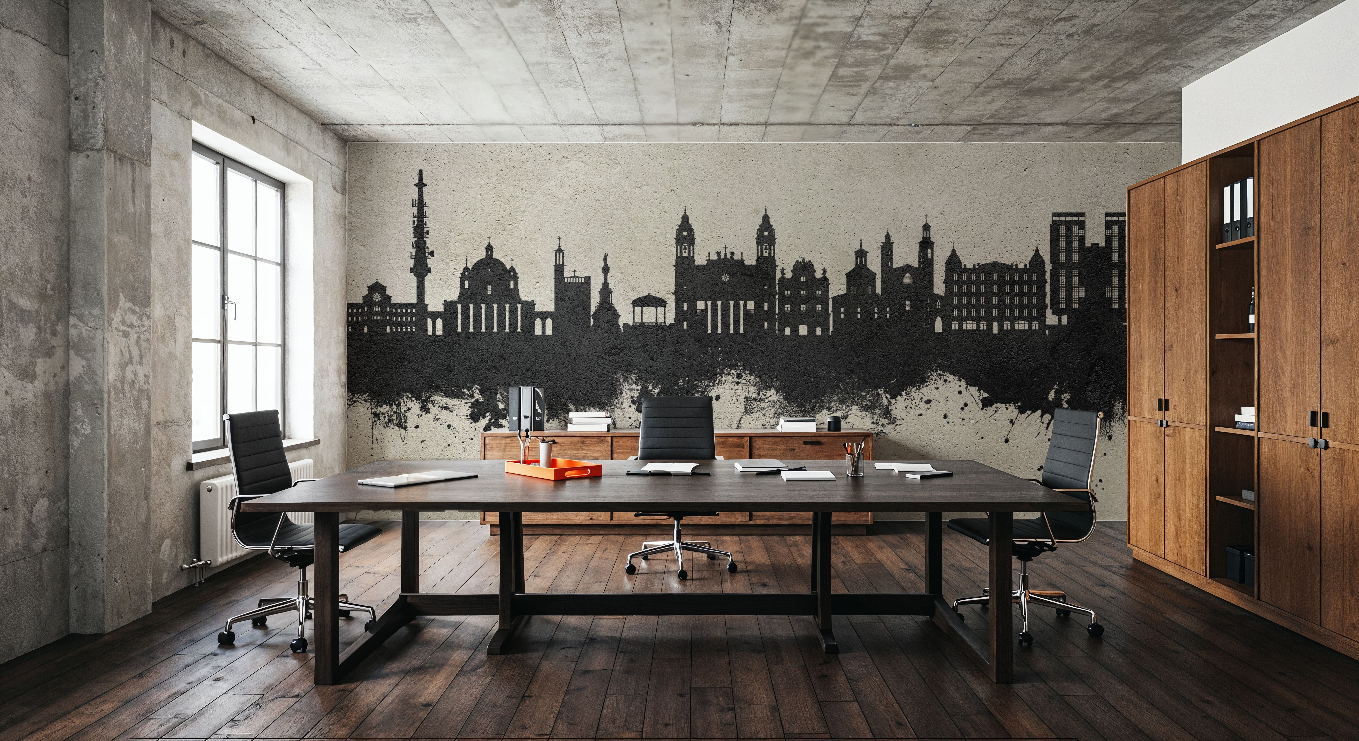 Pamplona Spain Skyline Concrete