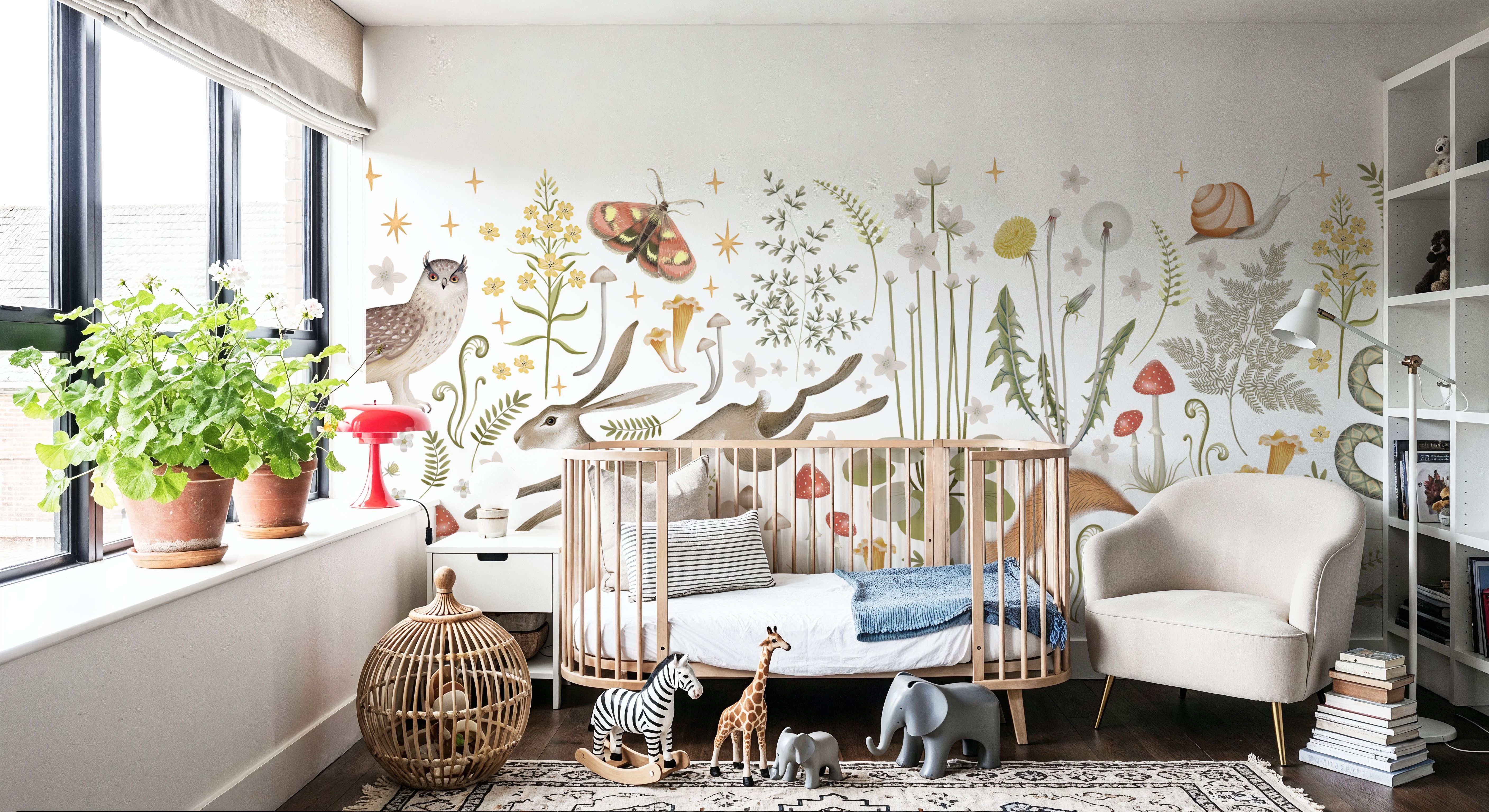 Fantasy Forest - Bright Mural, Behang