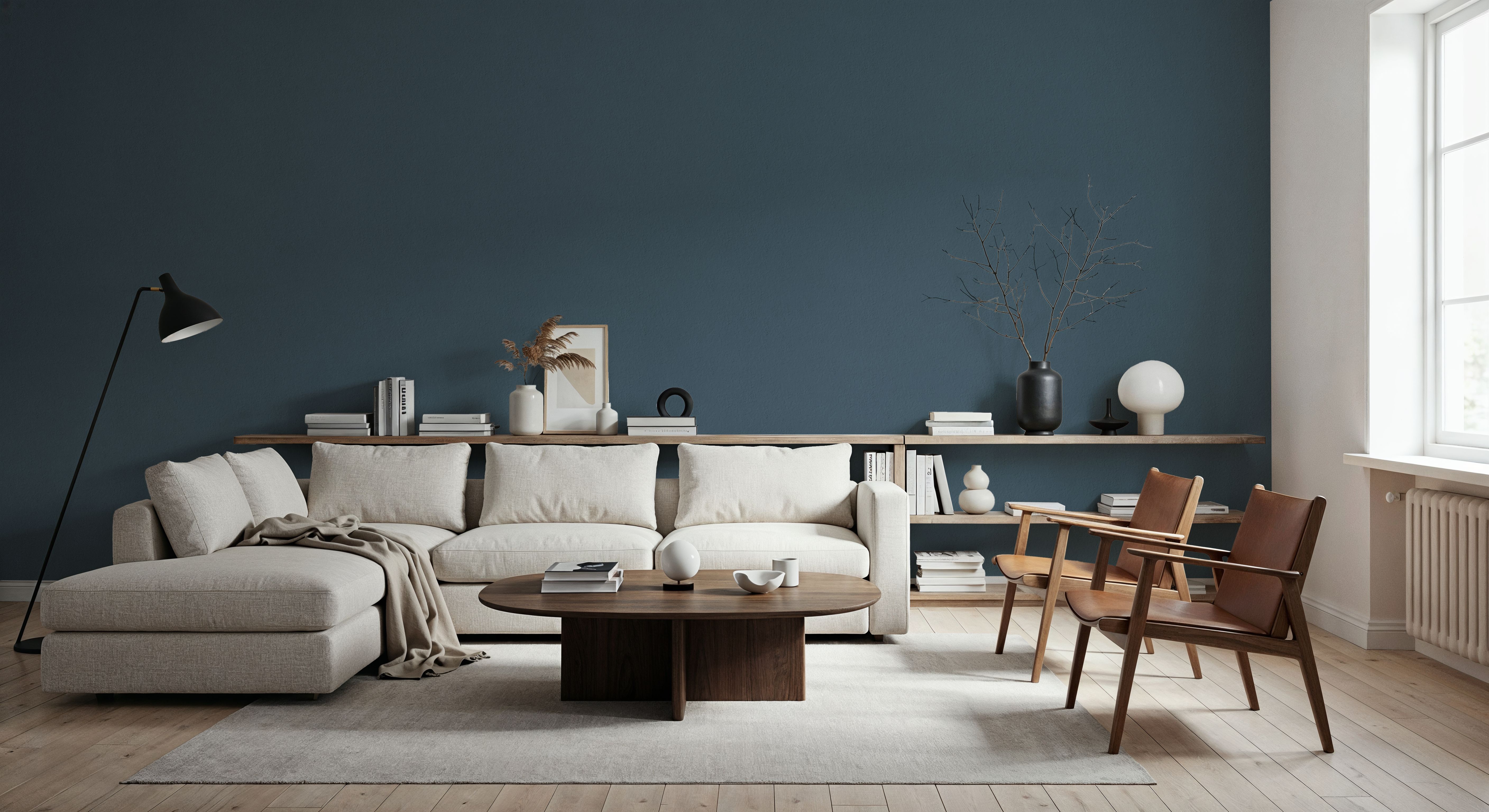 Faux Sand Stucco Finish, Aegean Blue