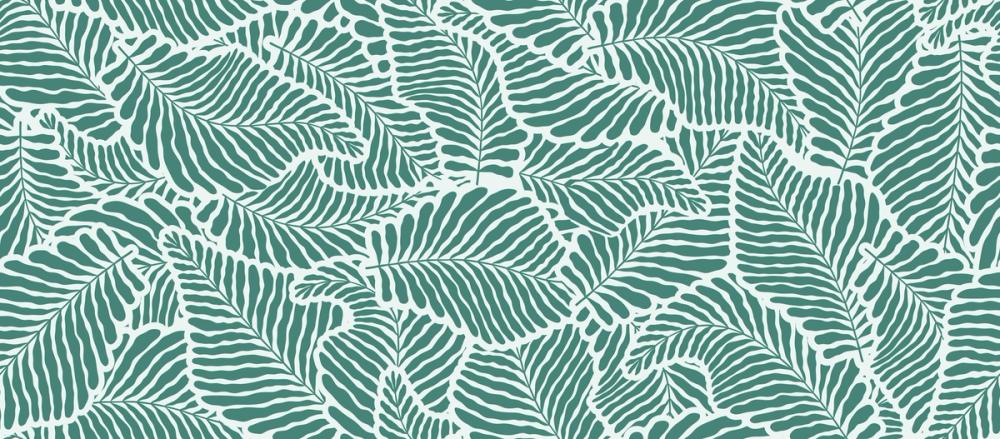 Fern Cut-Outs Pattern, Fresh Evergreen