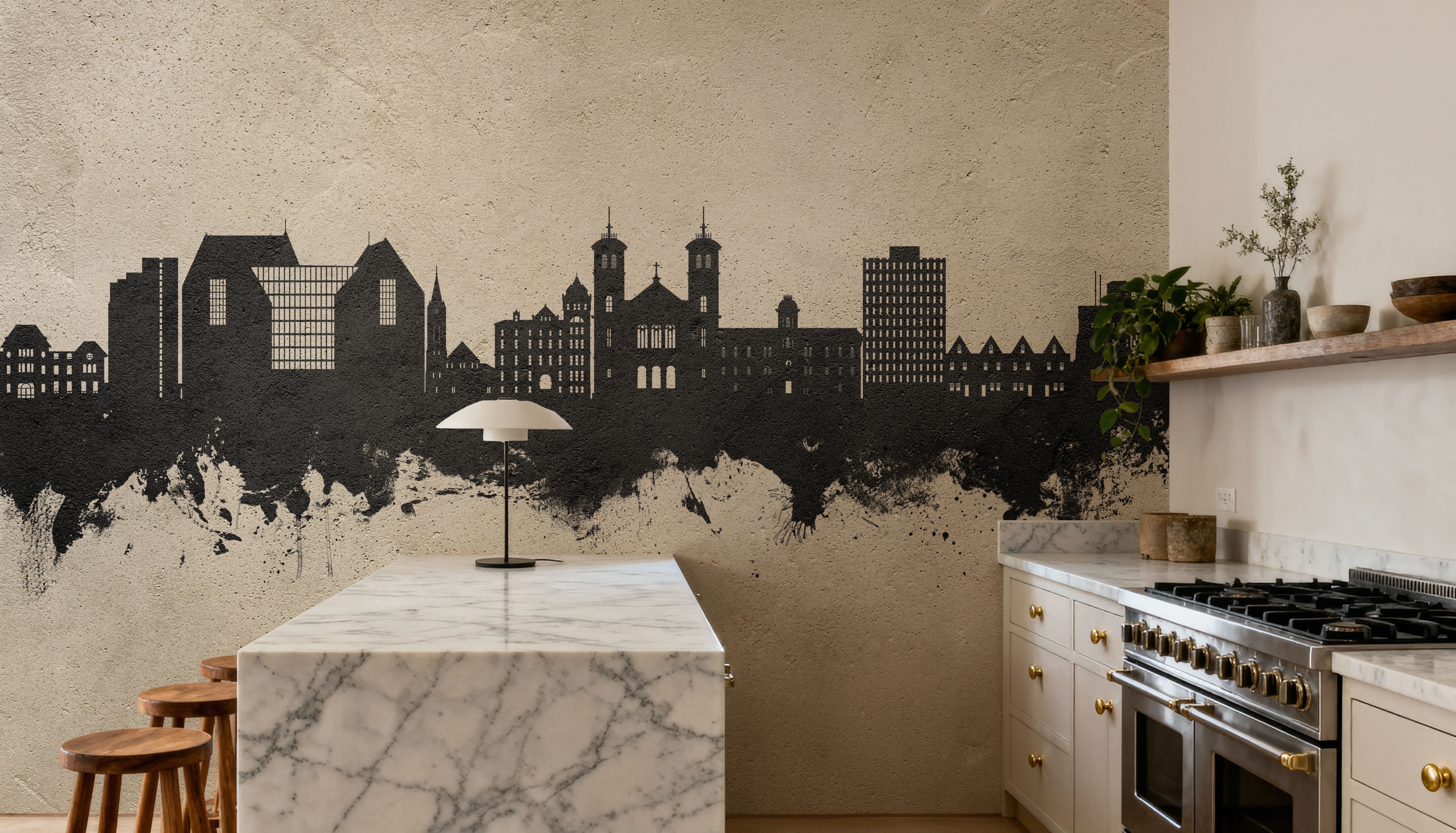 St John's Canada Skyline Concrete, Papier peint