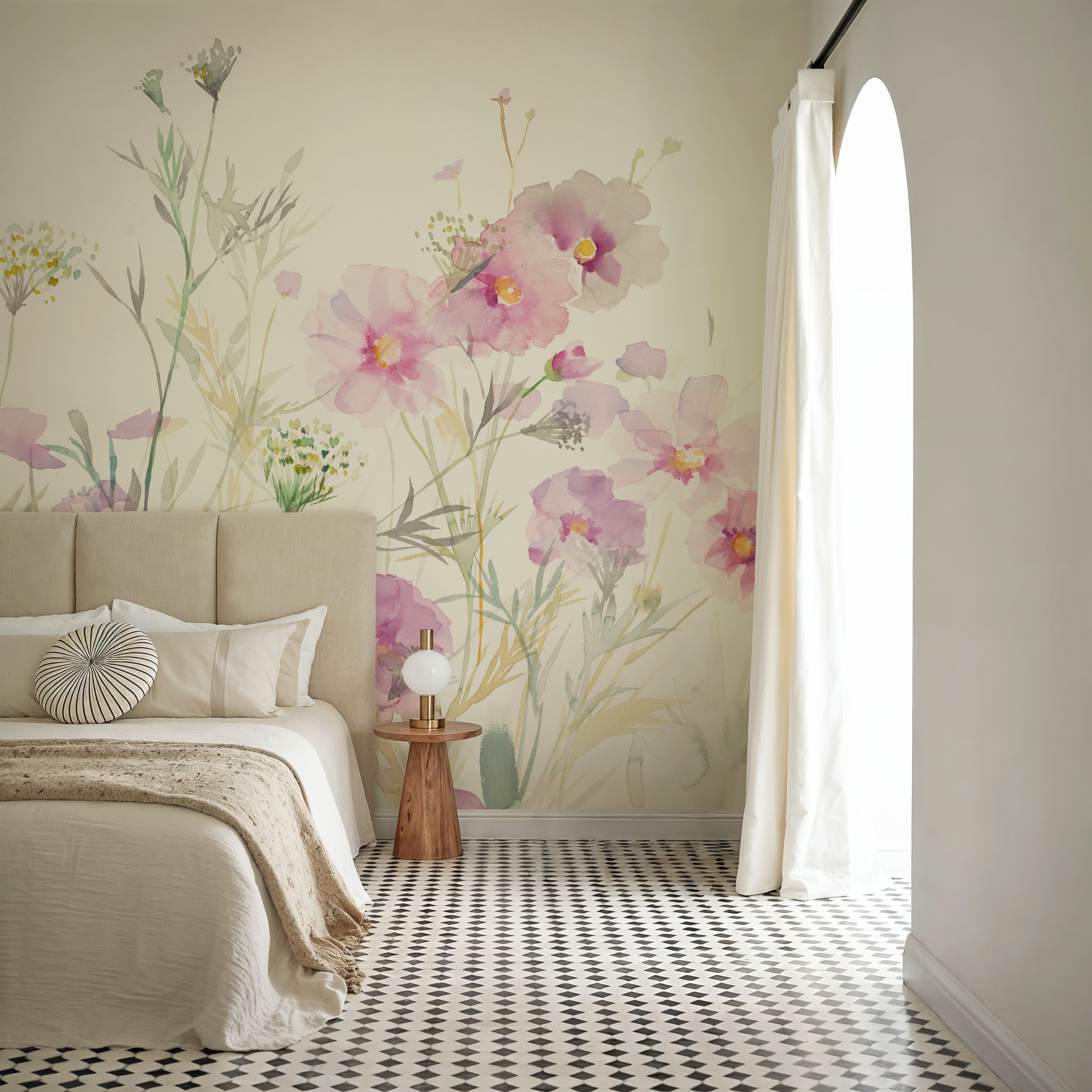 Queen Annes Lace and Cosmos