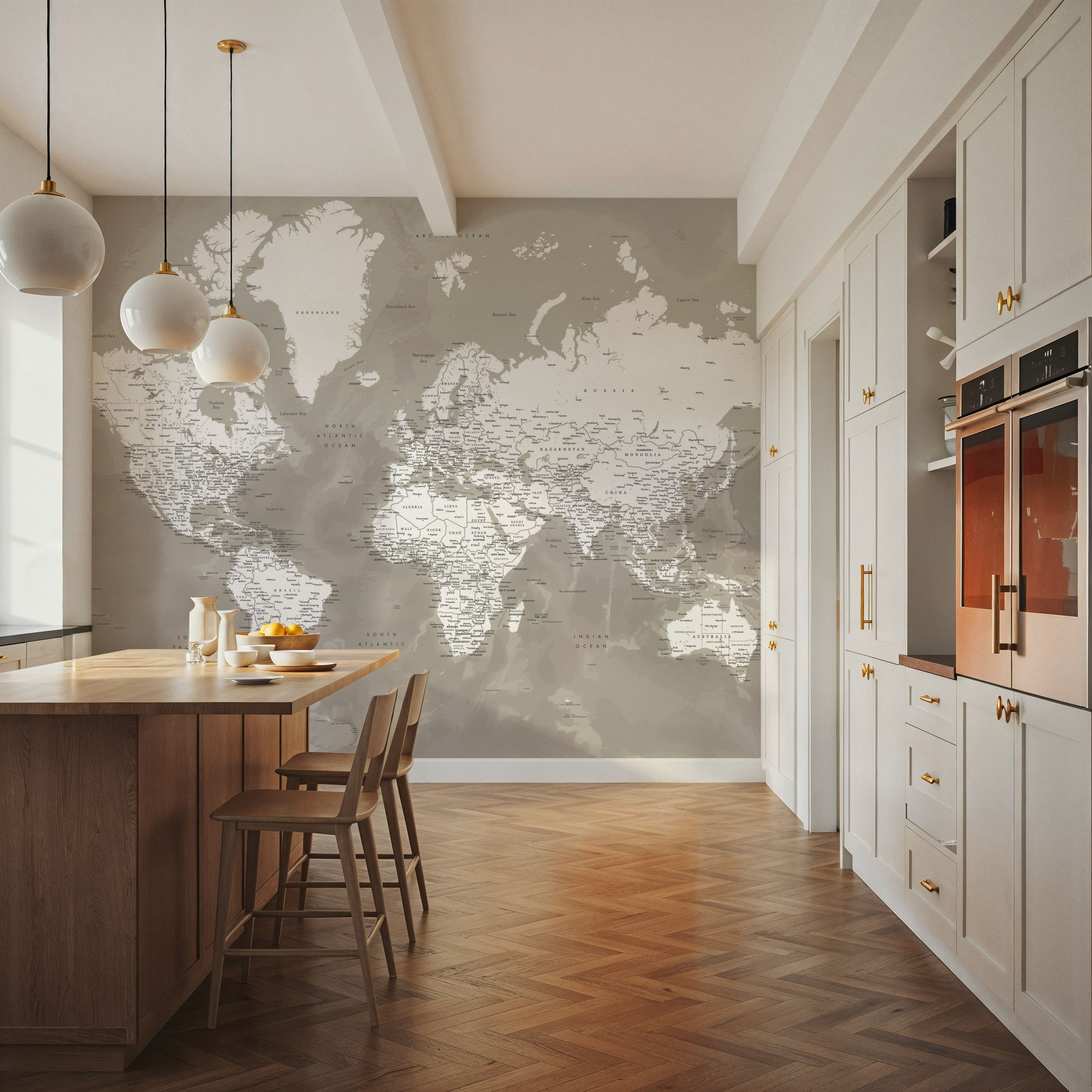World Map Cities - Orien