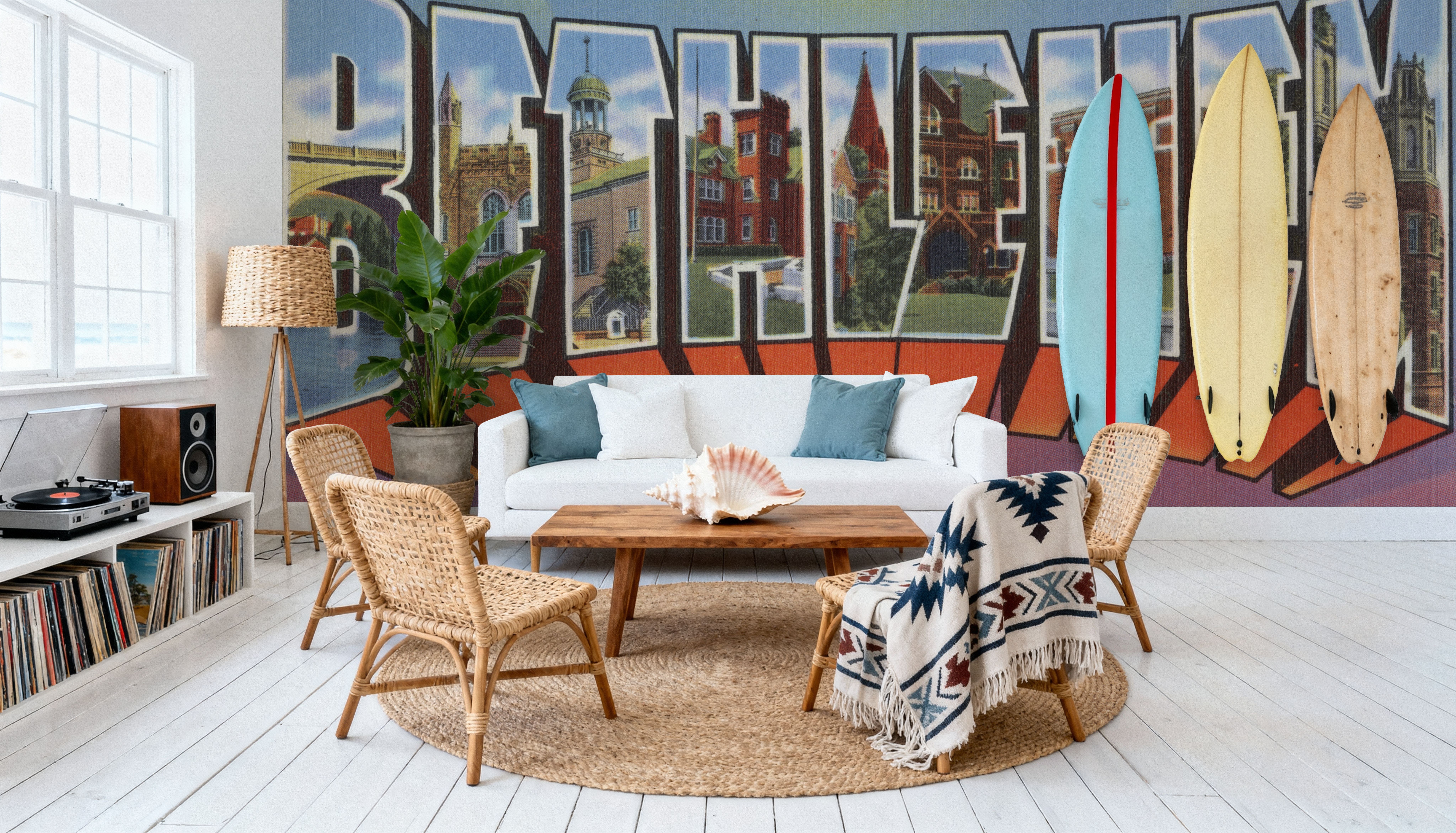 Greetings from Bethlehem - Screenprint Postcard