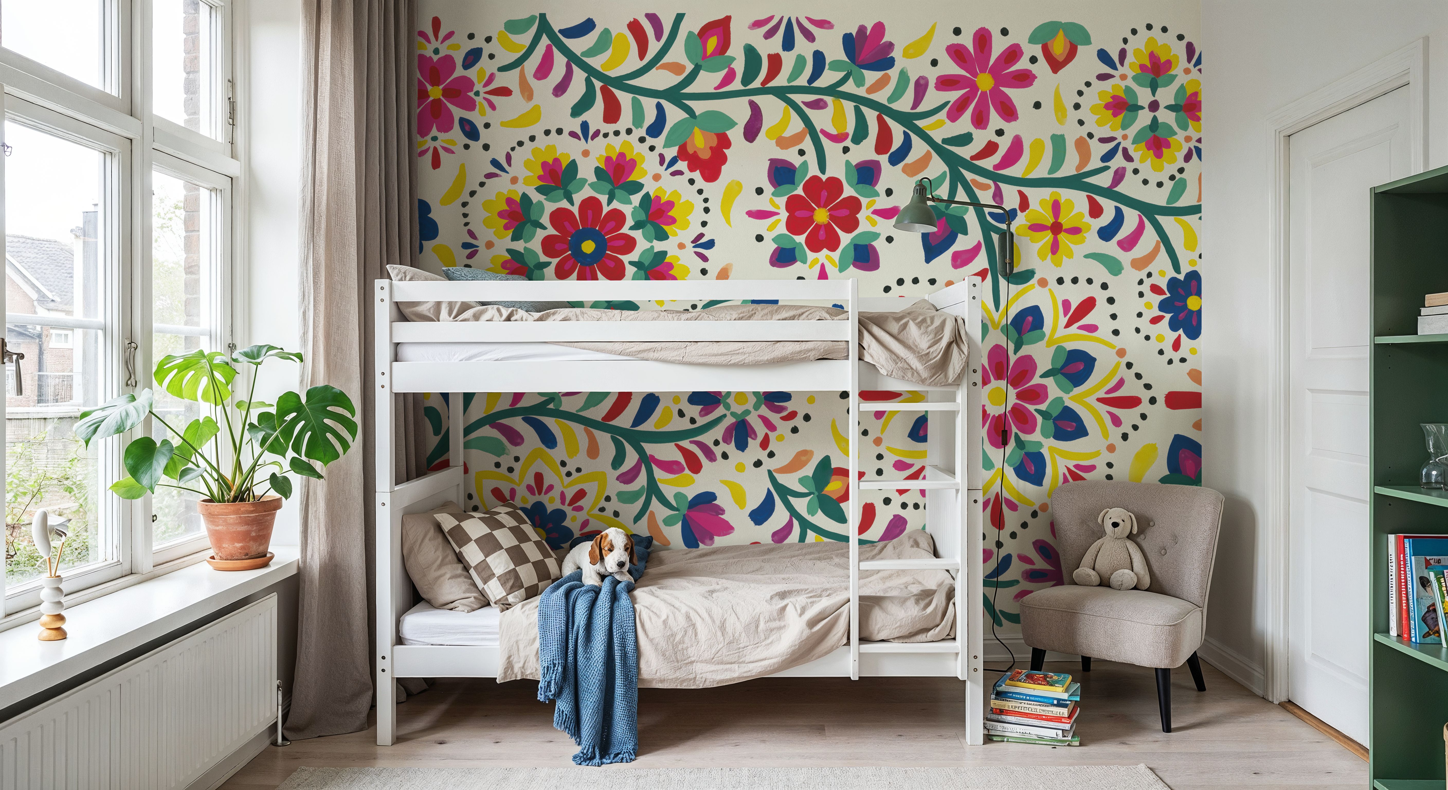 Floral Fiesta White I