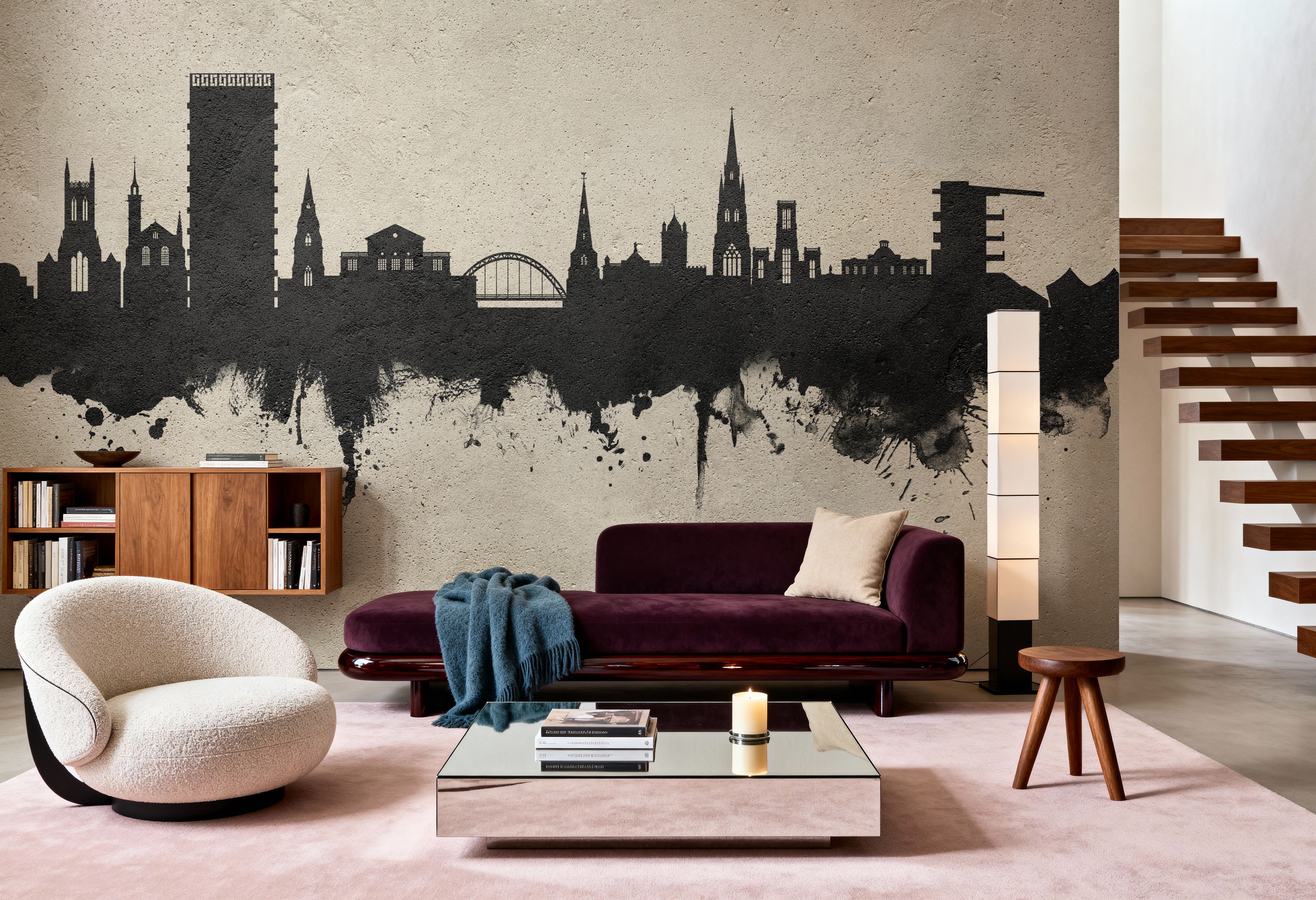 Cheltenham England Skyline Concrete, Wallpaper