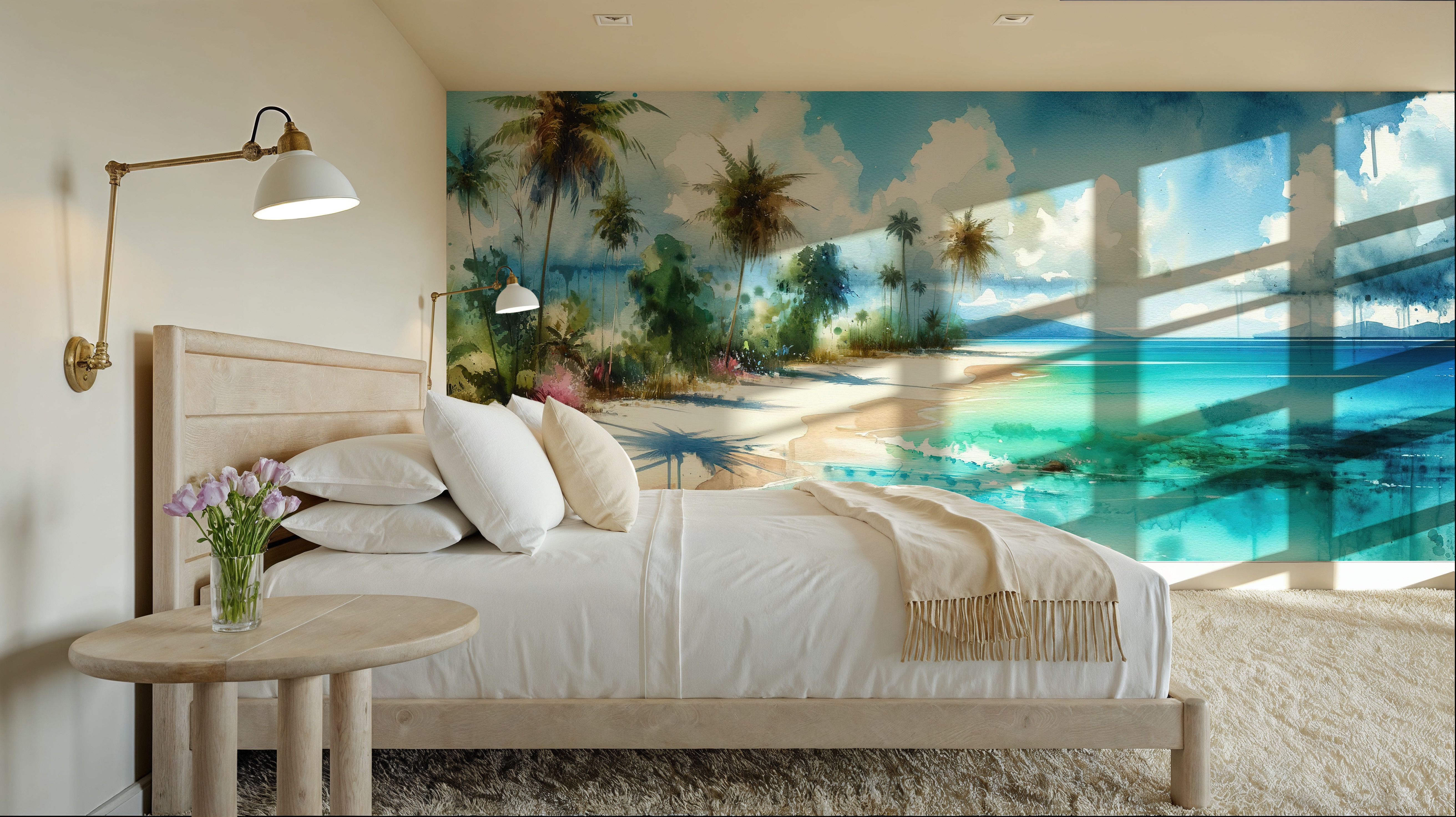 Exotic Tropical Sunny Paradise Beach