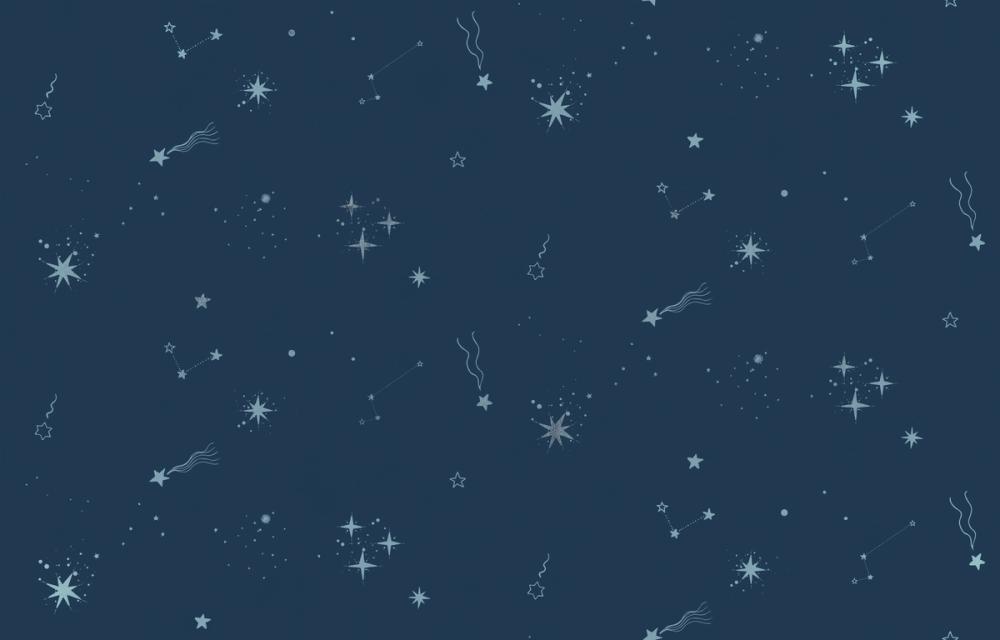 Stardust, Sky Blue on Space