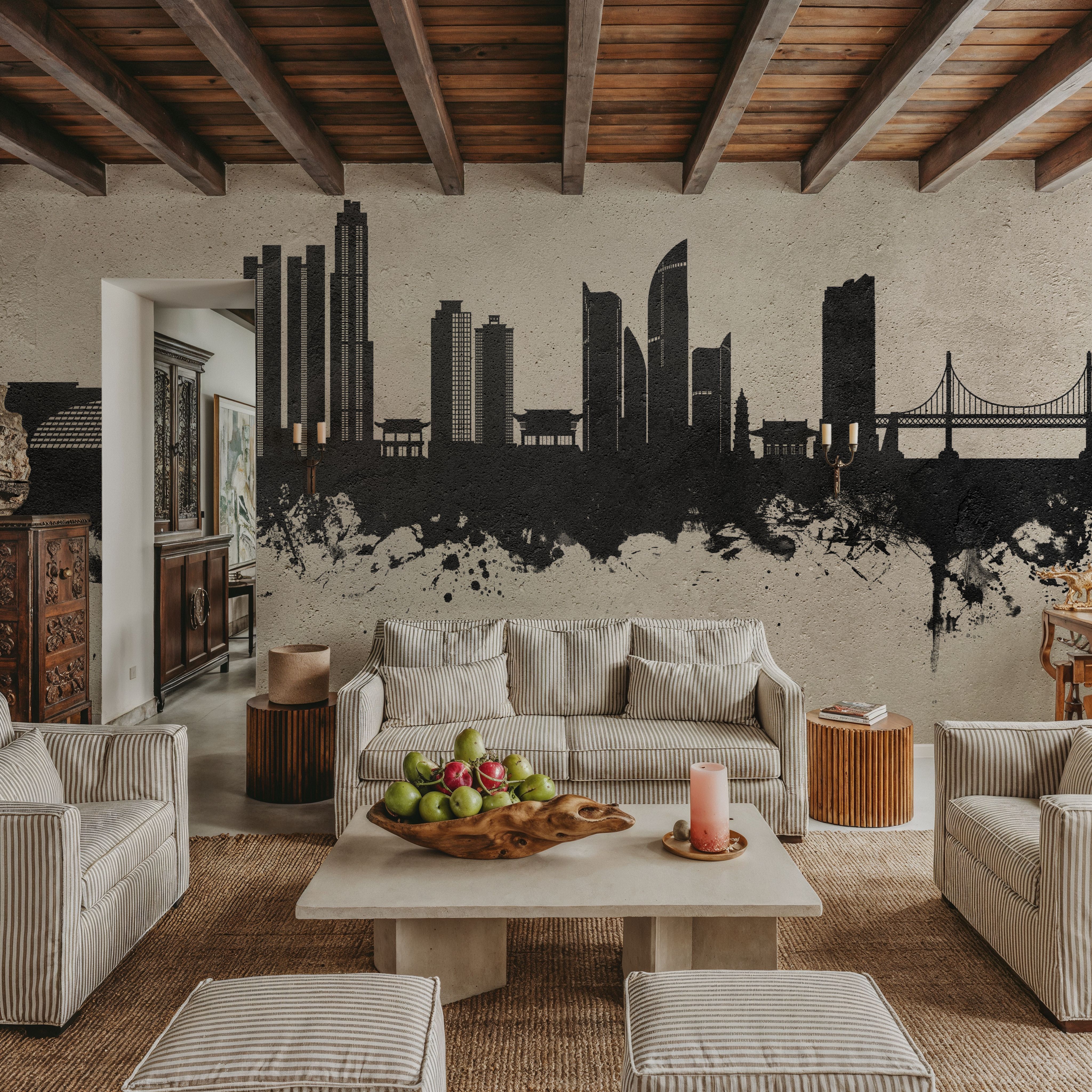 Busan South Korea Skyline Concrete