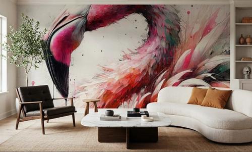Watercolor Flamingo