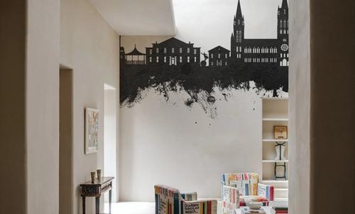 Truro England Skyline Black & White