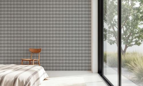 Stripy Gingham, Slate