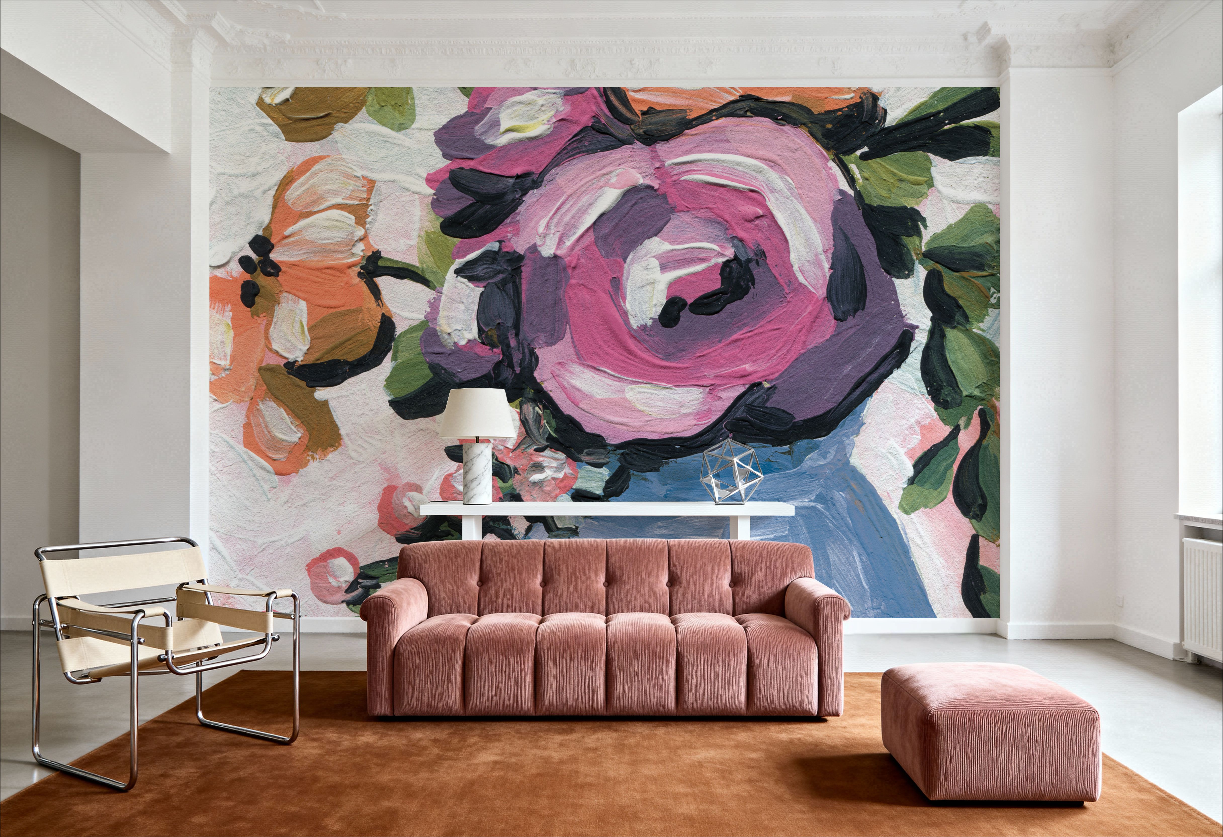 Painterly Florals in Vase II