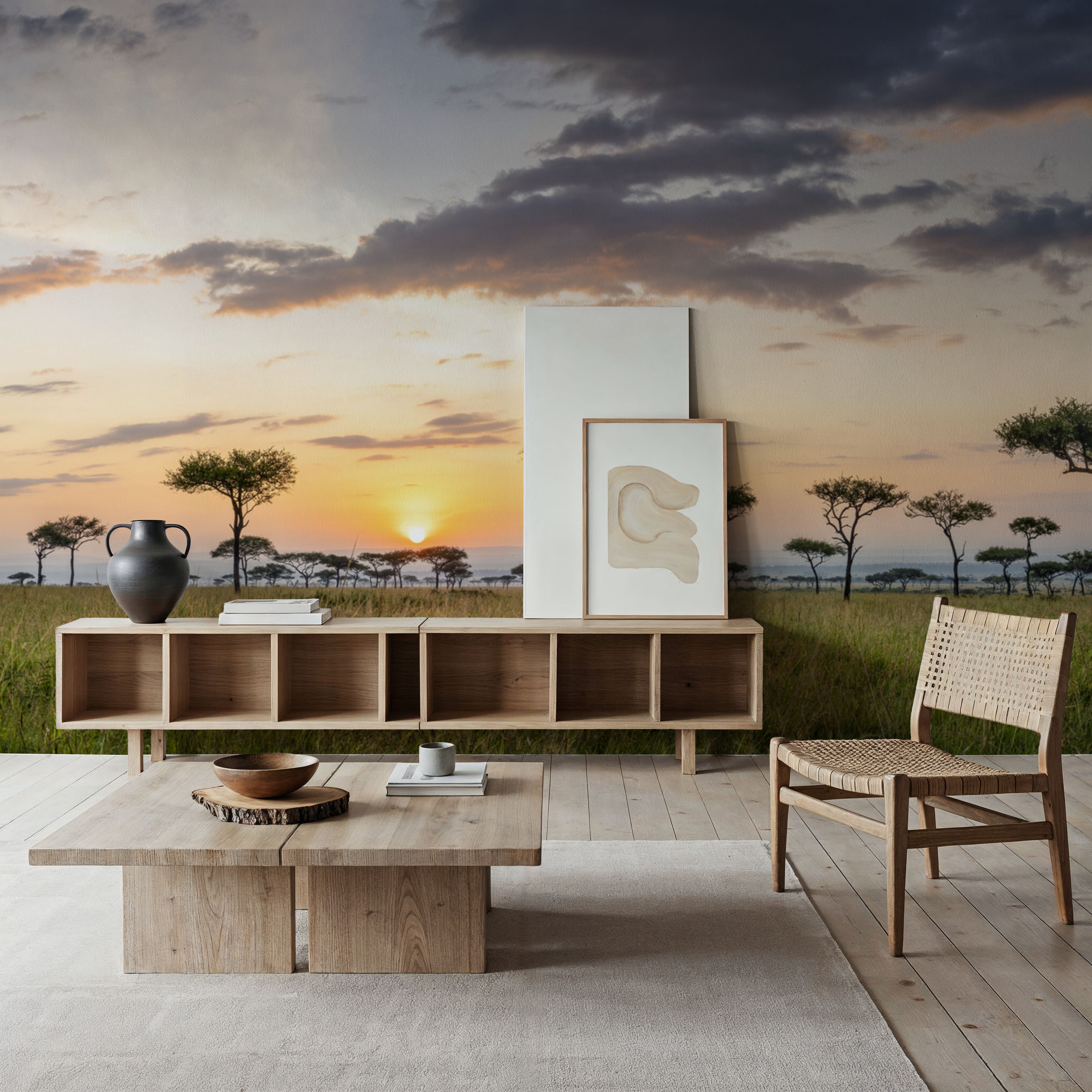 Acacia Trees Sunrise