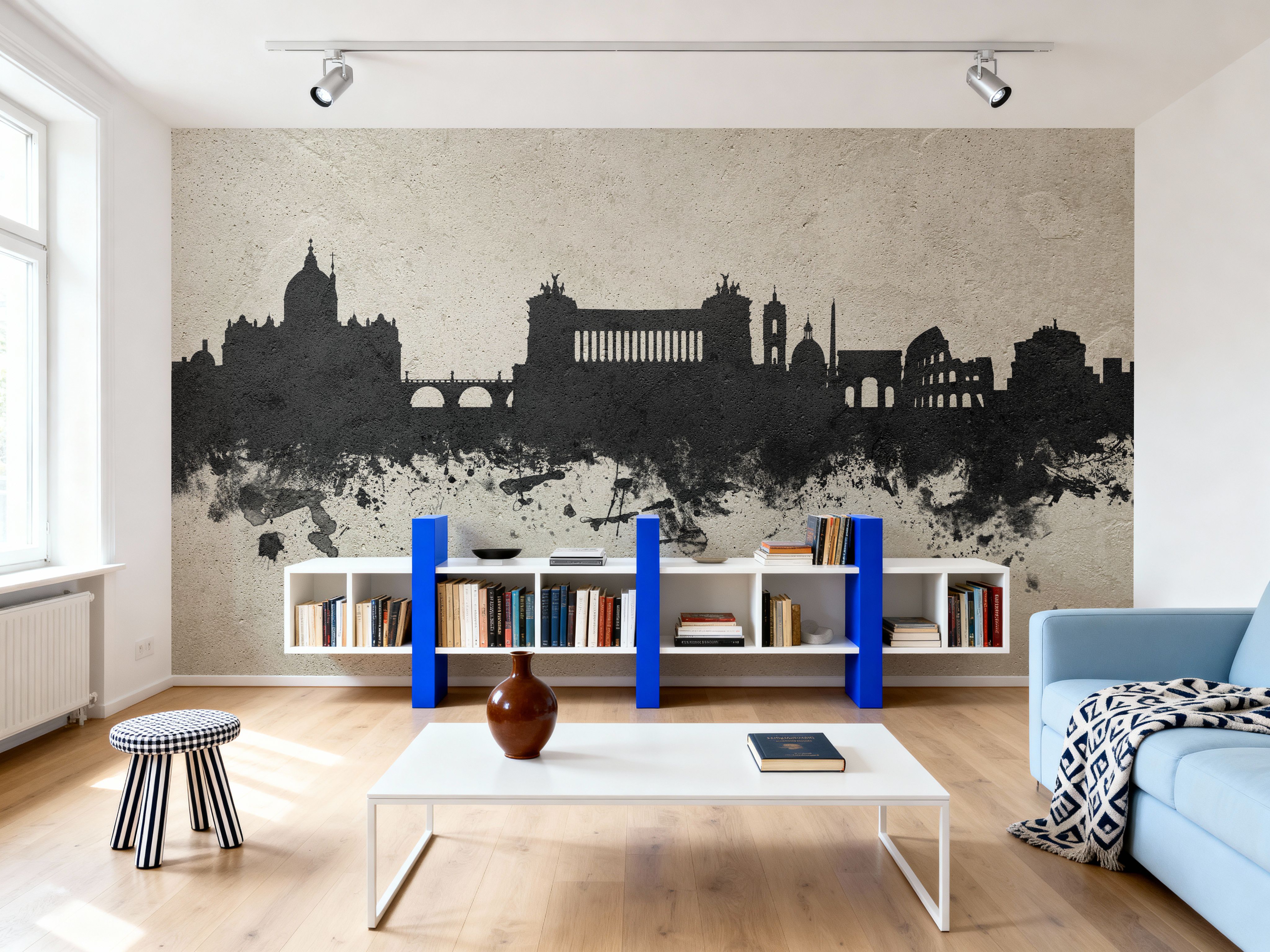 Rome Italy Skyline Concrete
