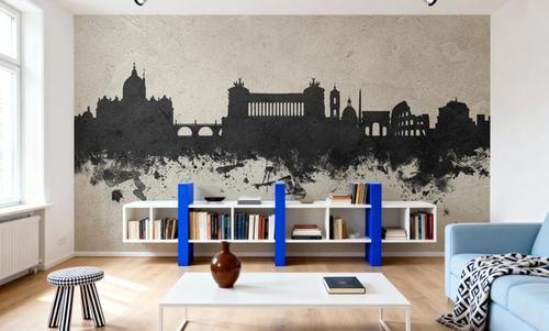 Rome Italy Skyline Concrete
